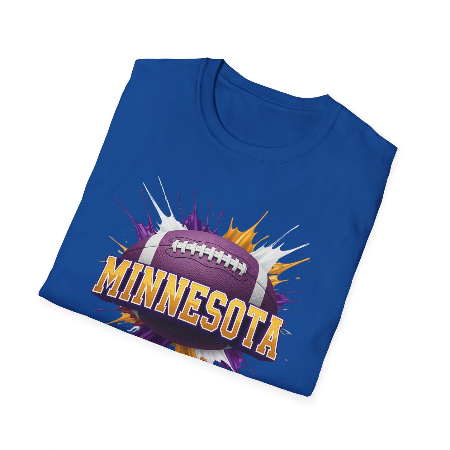 Minnesota Football Unisex T-Shirt, Minnesota Team Tee, Football Gift for Minnesota Fans, Game Day Shirt, Sports Fan Apparel Football Tee