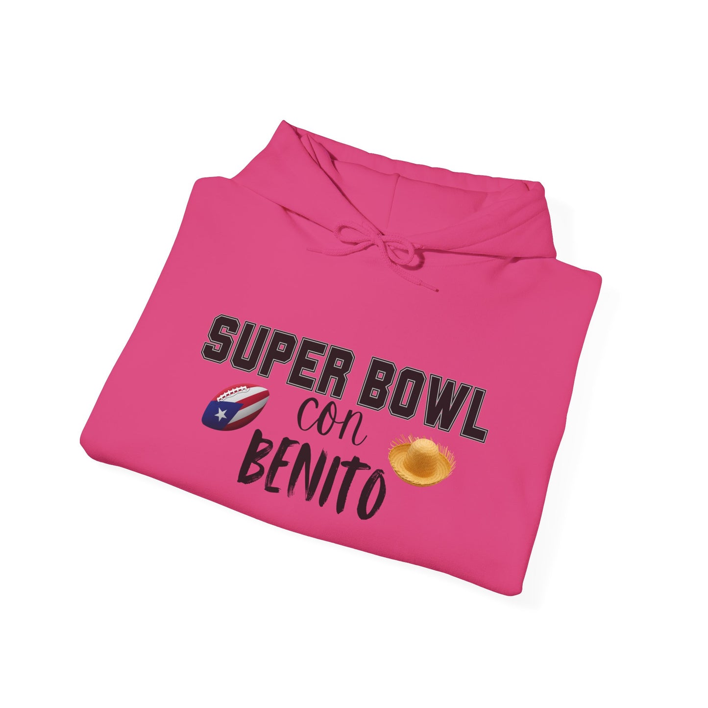 Benito Bowl Halftime Shirt 2026 Hoodie, Benito Bowl Hooded Sweatshirt, Football Fan Gift, Puerto Rico Heritage Hoodie, Boriqua Pride Gift