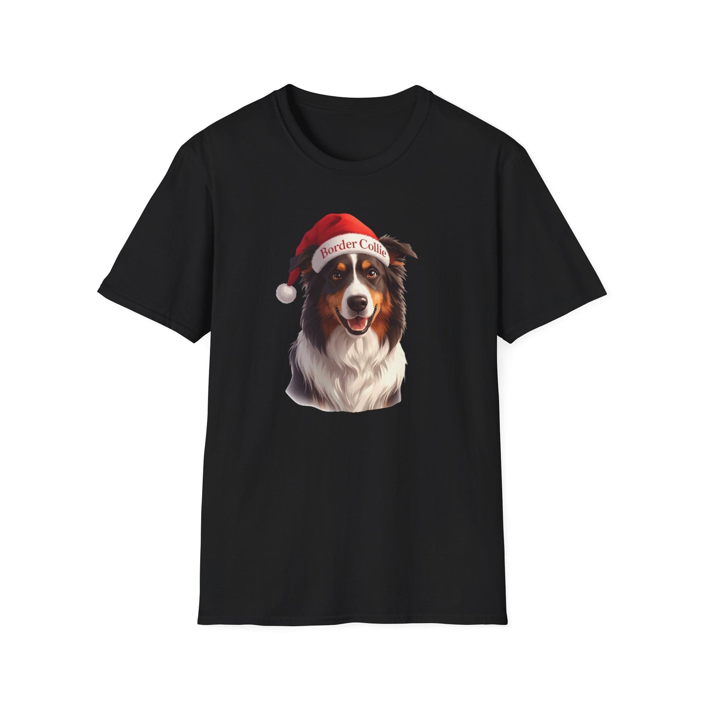 Border Collie Dog Portrait Shirt – Border Collie Dog Lover Gift, Cute Dog Mom Tee, Dog Dad Shirt, Pet Breed Apparel