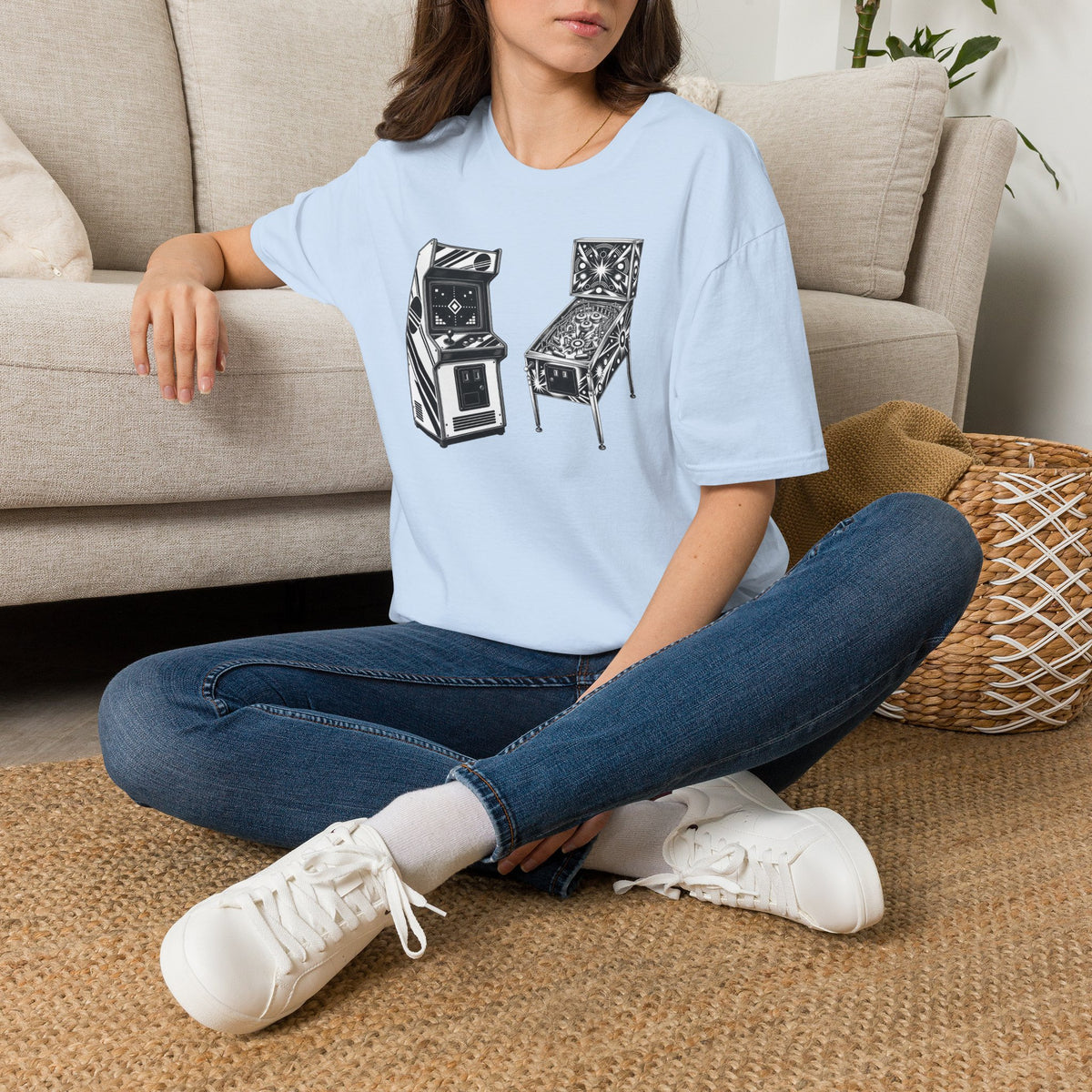 Arcade Game Shirt, Retro Pinball T-Shirt, Vintage Gaming Tee, Game Room Gift, Old School Gamer Shirt