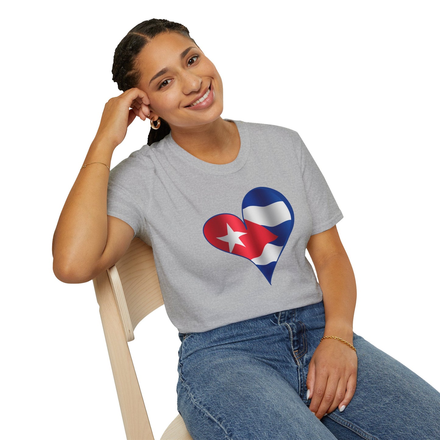 Cuba in my Heart T-Shirt, Cuba Shirt, Cuban Gift, Cuban Flag Shirt, Cubano Shirt, Cuban Flag shirt, Mother's Day Gift, Father's Day Gift