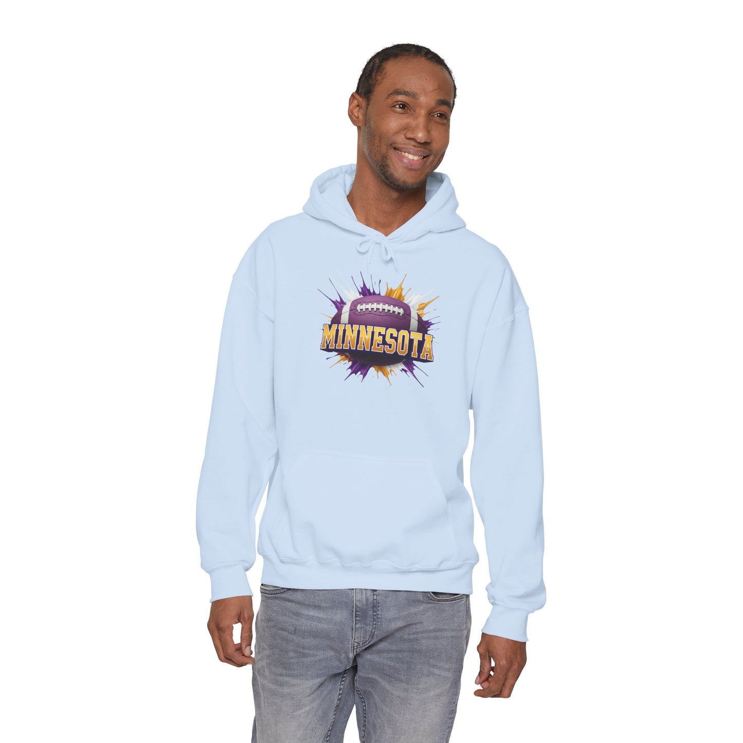 Minnesota Football Hoodie, Minnesota Team Hoodie, Football Gift for Minnesota Fans, Game Day Sports Fan Apparel, Football Fan Gift
