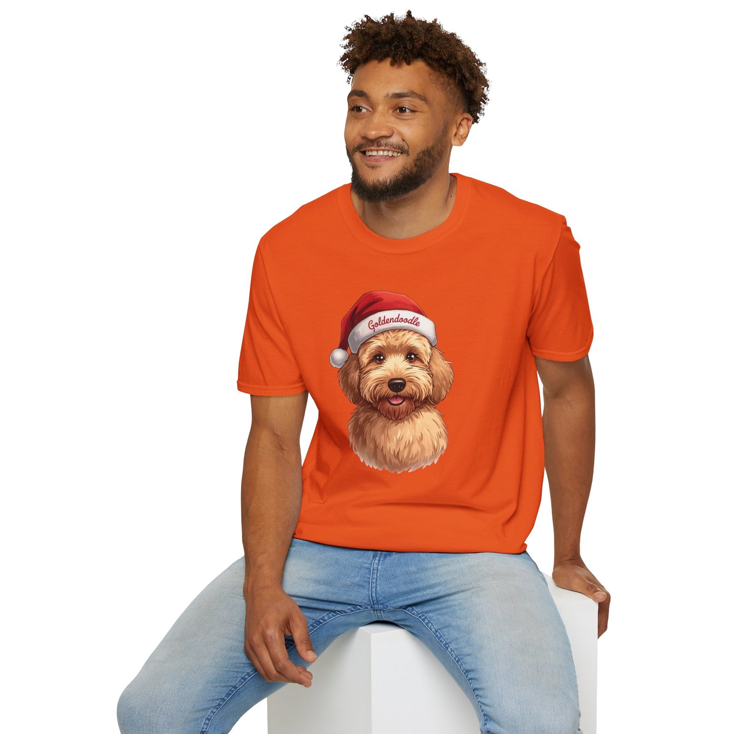 Goldendoodle Dog Portrait Shirt – Goldendoodle Dog Lover Gift, Cute Dog Mom Tee, Dog Dad Shirt, Pet Breed Apparel