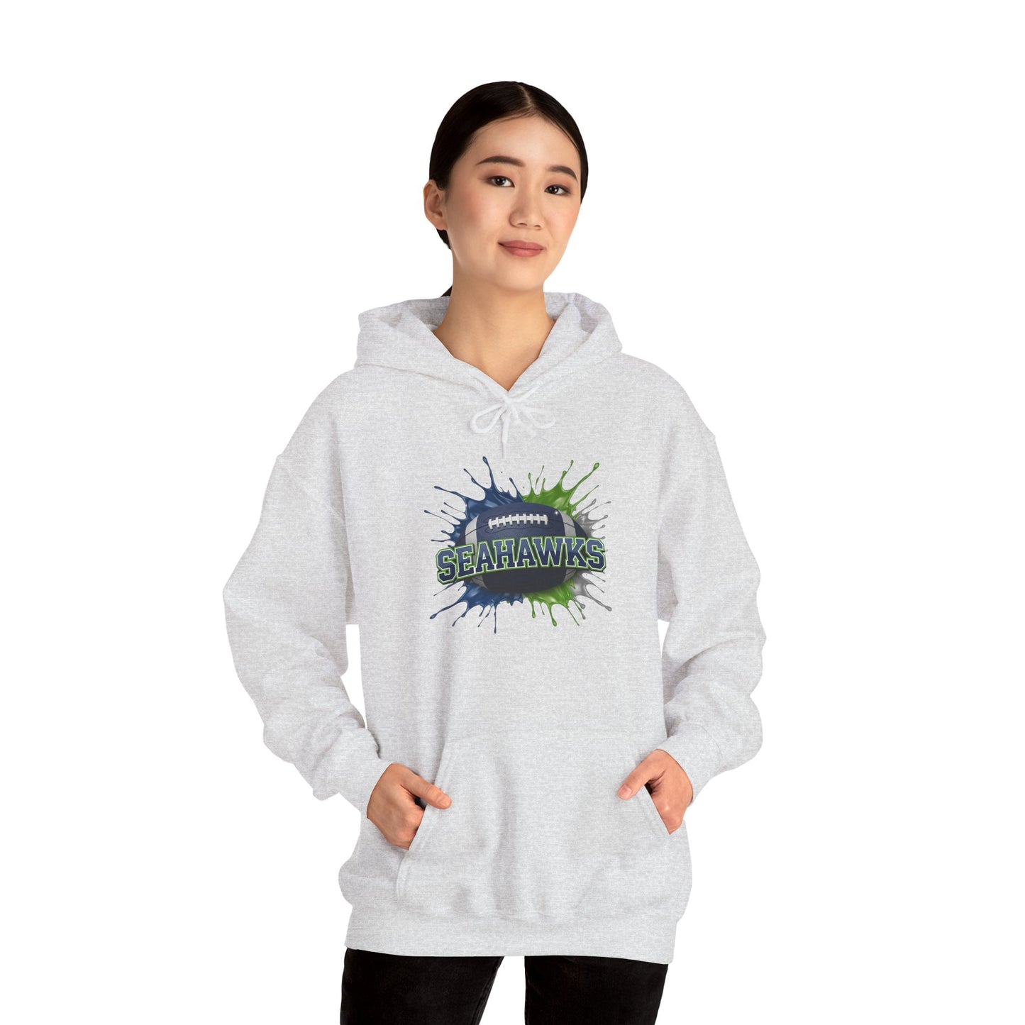 Seattle Football Hoodie, Seattle Team Hoodie, Football Gift for Seattle Fans, Game Day Sports Fan Apparel, Football Fan Gift