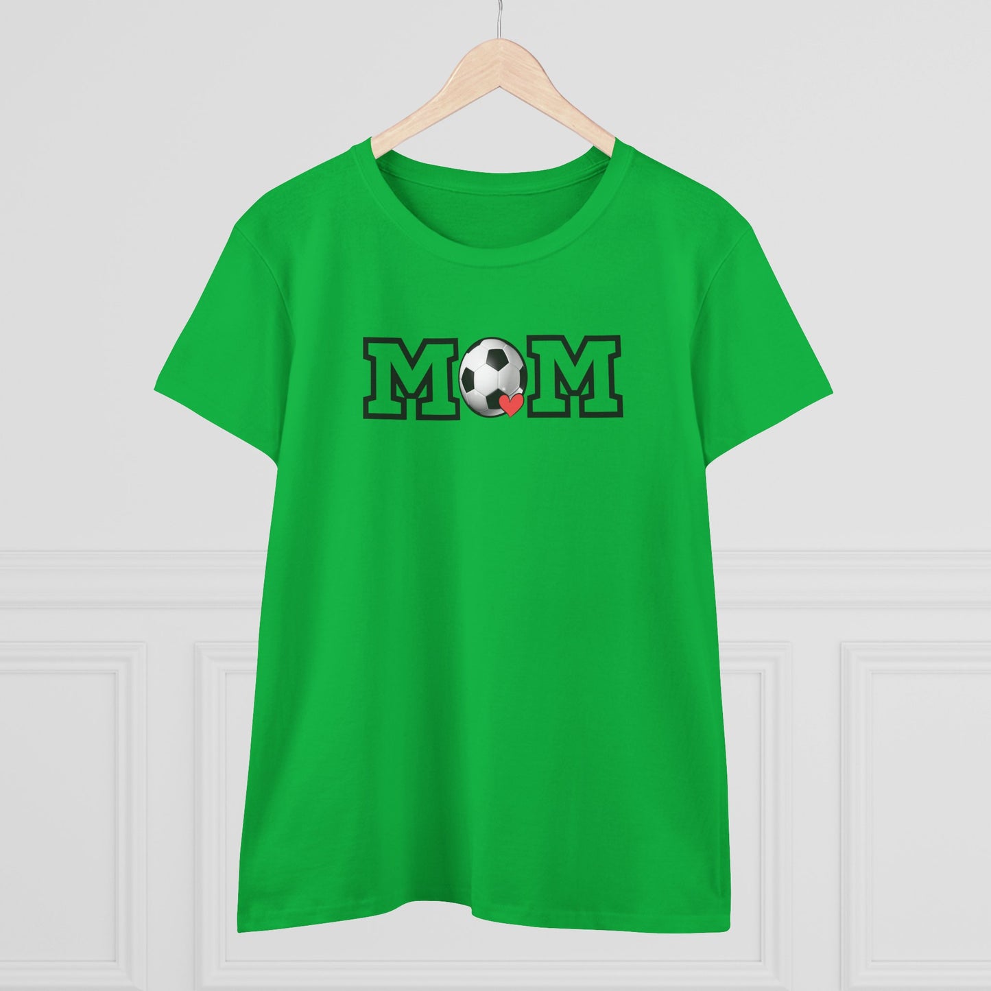 Soccer Mom Shirt, Sports Mom Gift, Cotton T-Shirt, Soccer Fan Apparel, Mother's Day Tee, Mom loves Soccer, Sports Mom