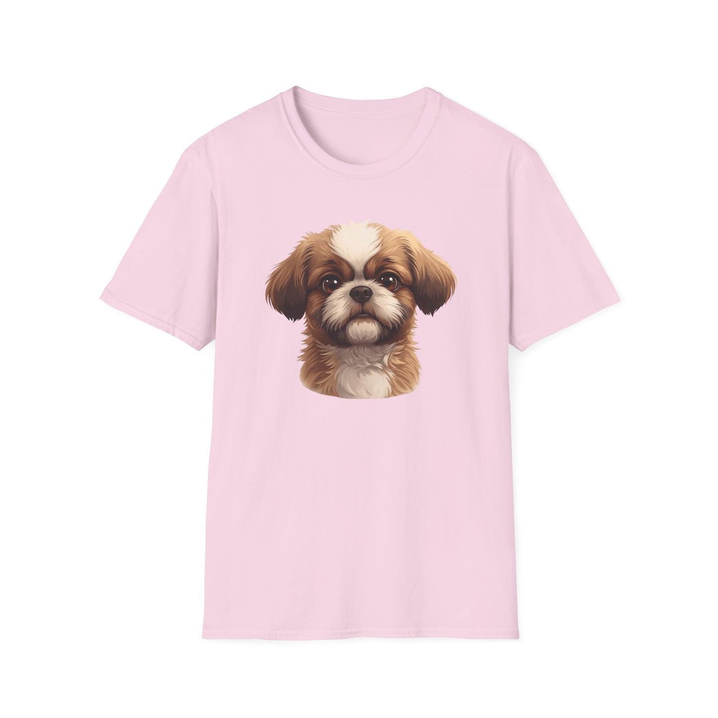 Shih Tzu Dog Portrait Shirt – Shih Tzu Shepherd Dog Lover Gift, Cute Dog Mom Tee, Dog Dad Shirt, Pet Breed Apparel