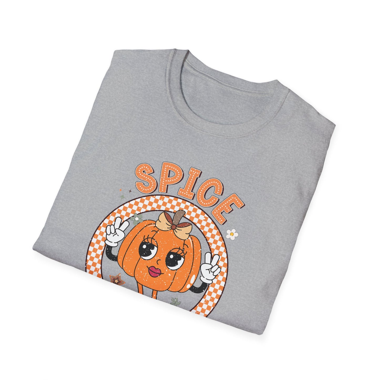 Spice Girl Pumpkin Fall T-Shirt - Cute Women's Autumn Tee, Thanksgiving Shirt, Lady Pumpkin Spice Girl Tee, Cozy Fall Tee for Her