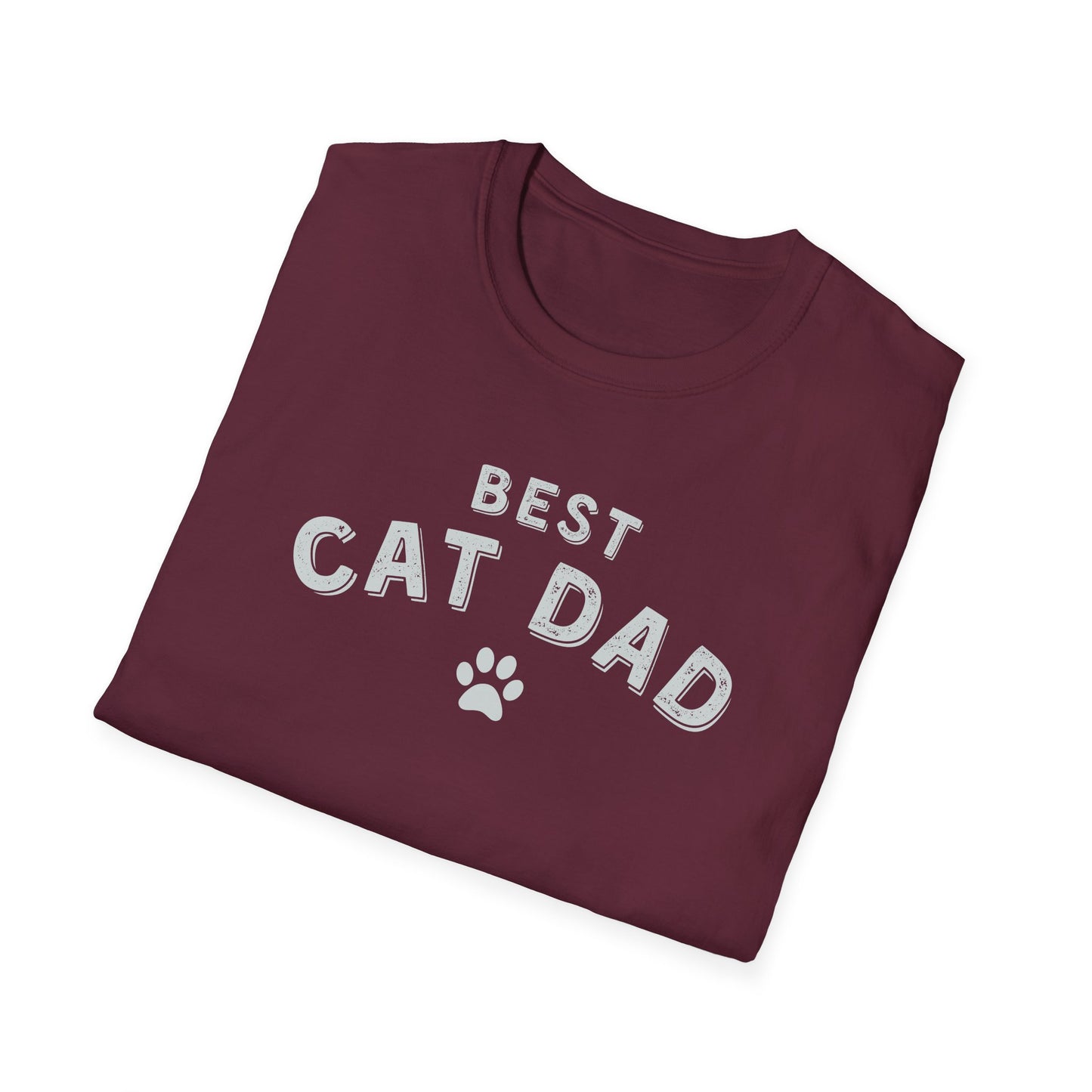Best Cat Dad T-Shirt – Funny Cat Lover Shirt for Men, Cat Dad Gift Tee, Pet Owner Graphic Shirt