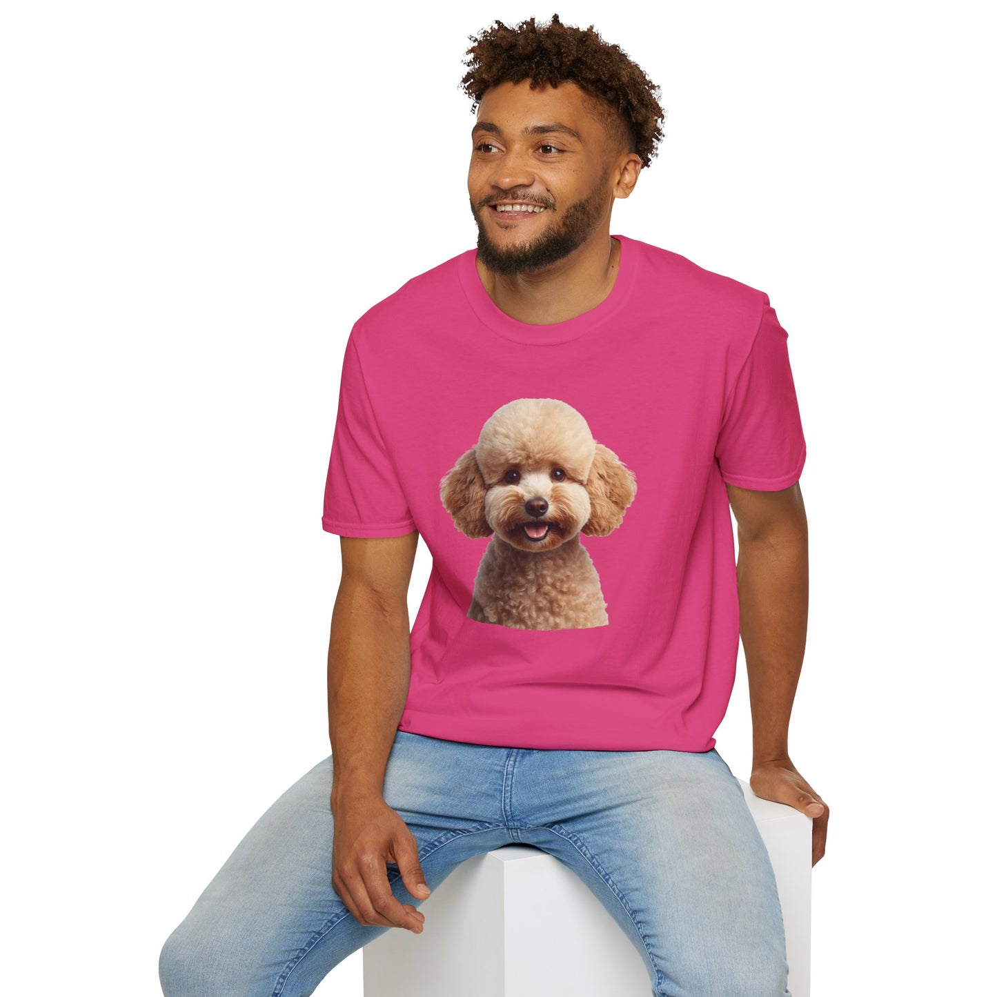 Poodle Dog Portrait Shirt – Poodle Dog Lover Gift, Cute Dog Mom Tee, Dog Dad Shirt, Pet Breed Apparel