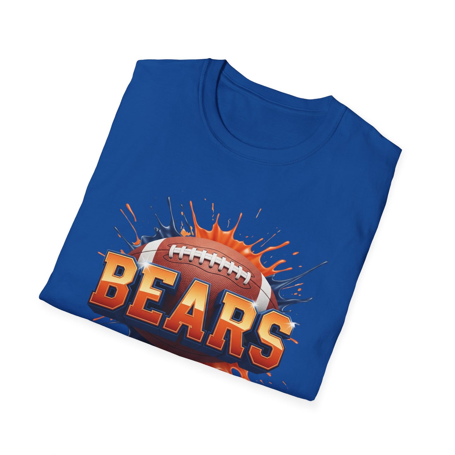 Chicago Football Unisex T-Shirt, Chicago Team Tee, Football Gift for Chicago Fans, Game Day Shirt, Sports Fan Apparel, Football Tee
