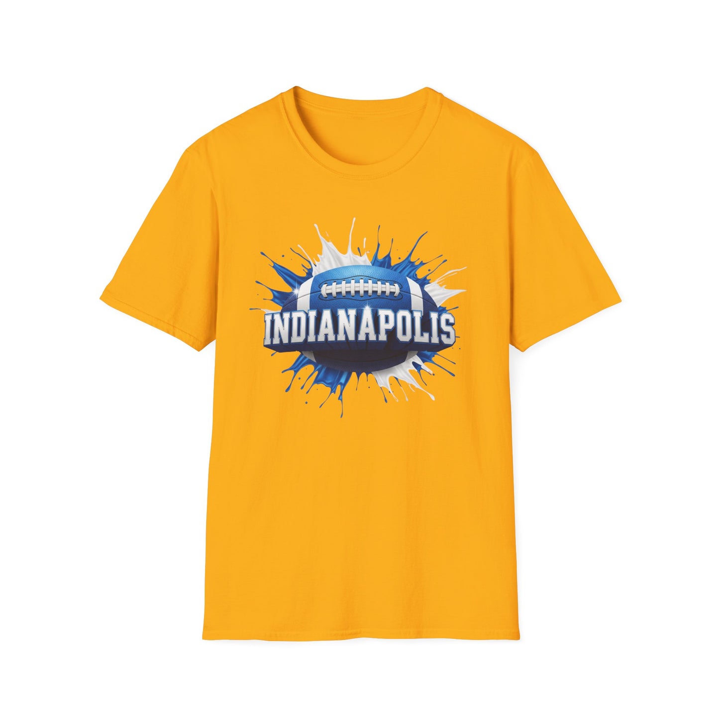 Indianapolis Football Unisex T-Shirt, Indianapolis Team Tee, Football Gift for Indianapolis Fans, Game Day Shirt, Sports Fan Apparel Tee