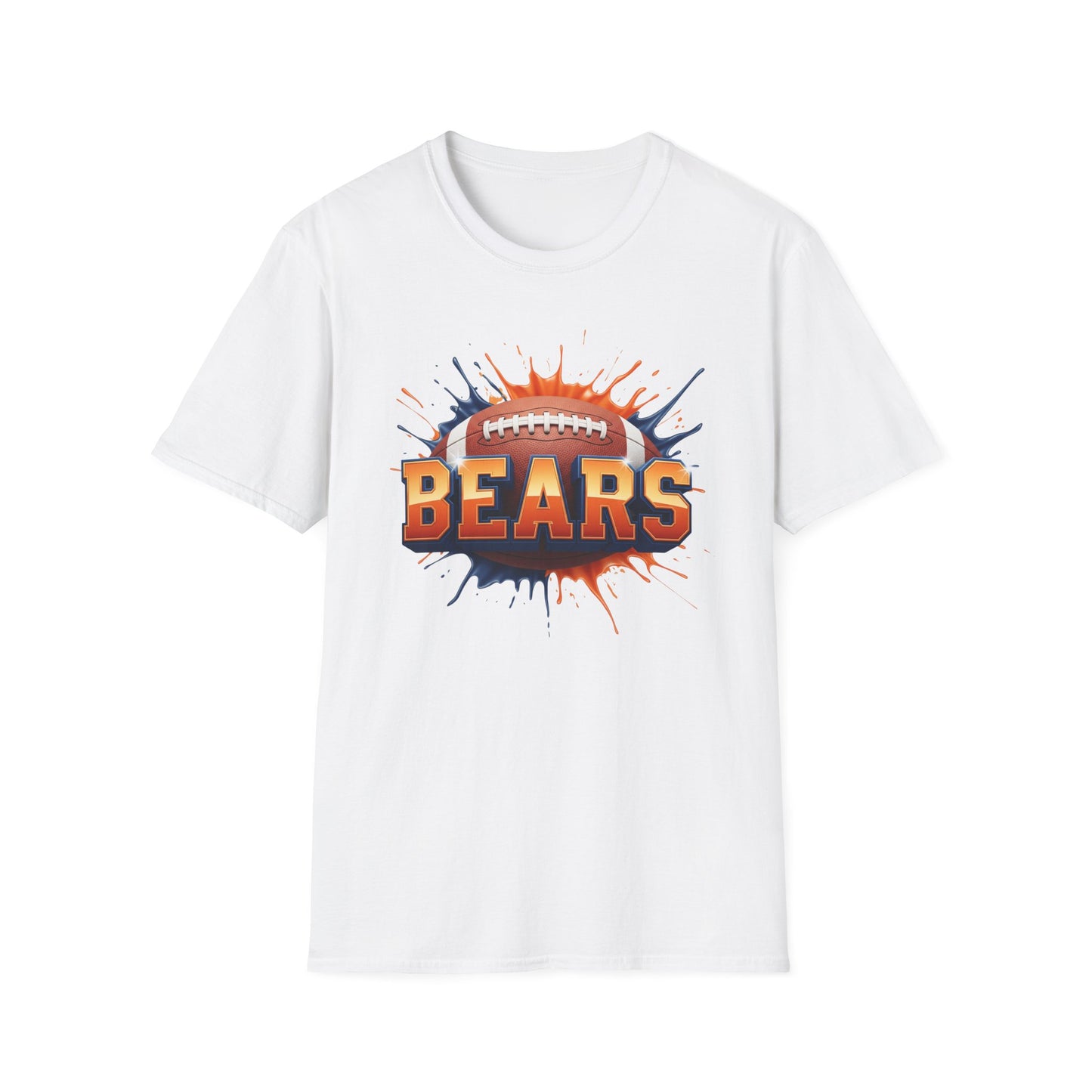 Chicago Football Unisex T-Shirt, Chicago Team Tee, Football Gift for Chicago Fans, Game Day Shirt, Sports Fan Apparel, Football Tee