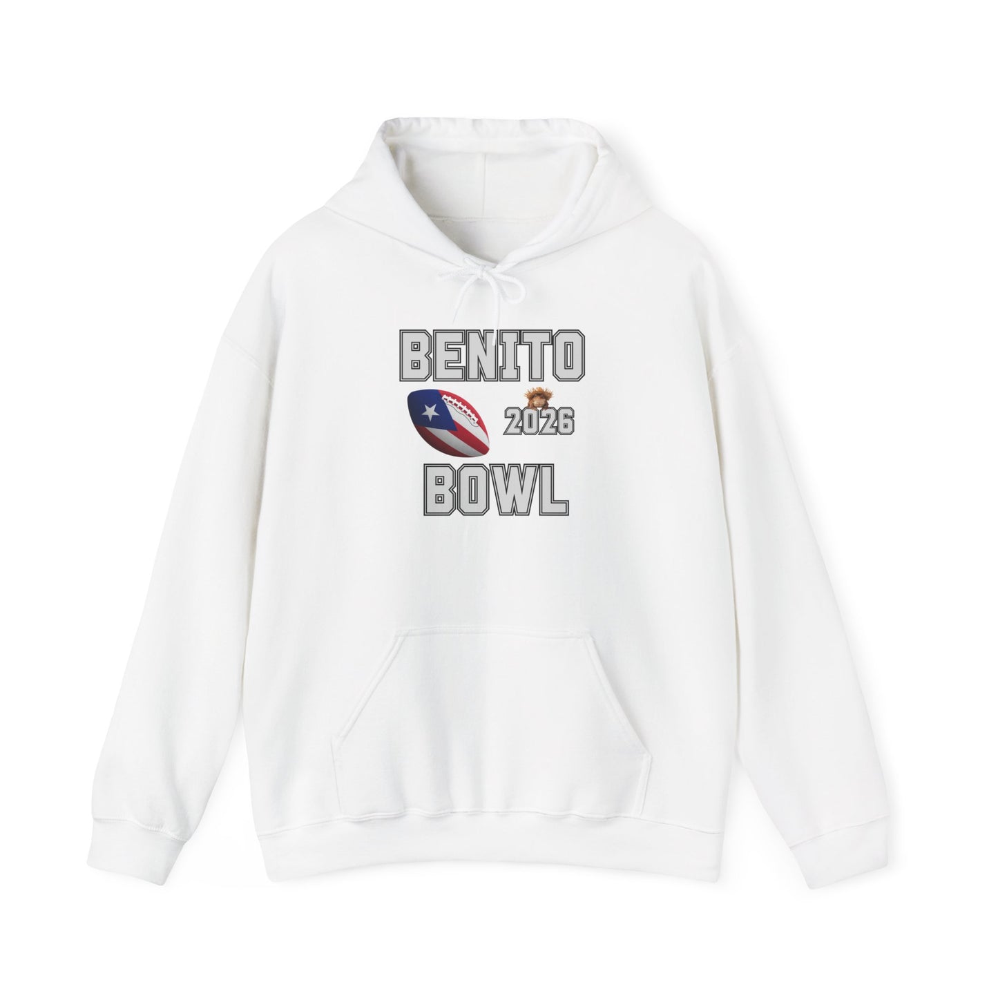 Benito Bowl Halftime Shirt 2026 Hoodie, Benito Bowl Hooded Sweatshirt, Football Fan Gift, Puerto Rico Heritage Hoodie, Boriqua Pride Gift