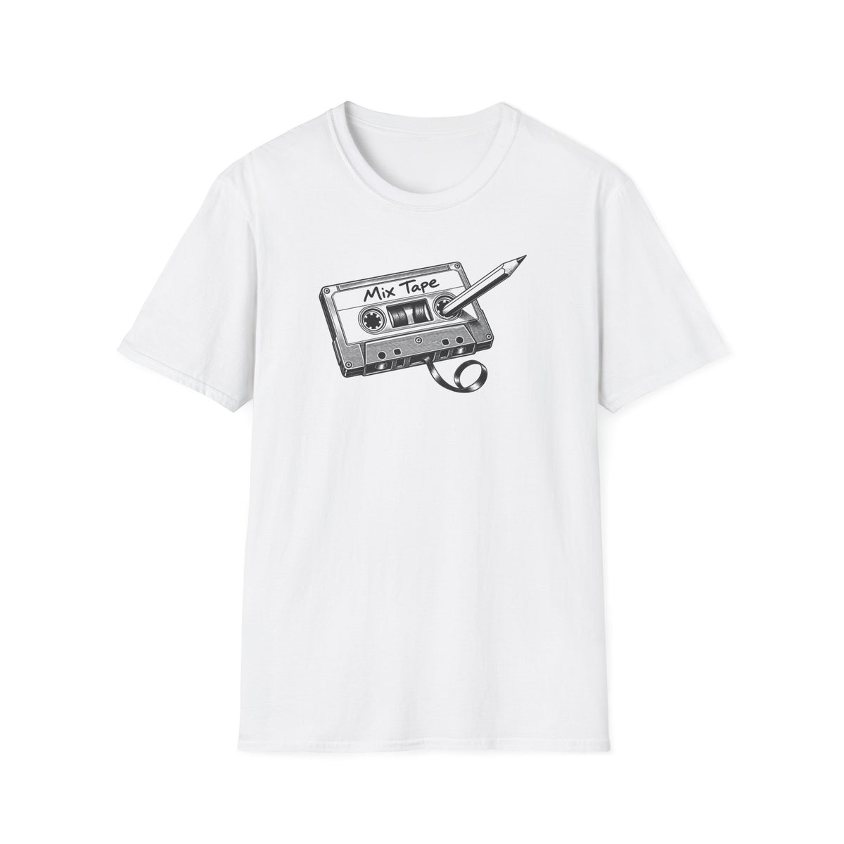 Retro Cassette Shirt, Vintage Music T-Shirt, Analog Audio Tee, Old School Music Lover Gift