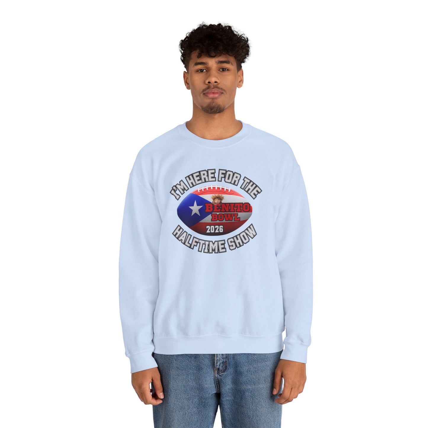 Benito Bowl Halftime 2026 Sweatshirt, Benito Bowl Shirt, Football Fan Gift, Puerto Rico Heritage Sweatshirt, Boriqua Pride Gift