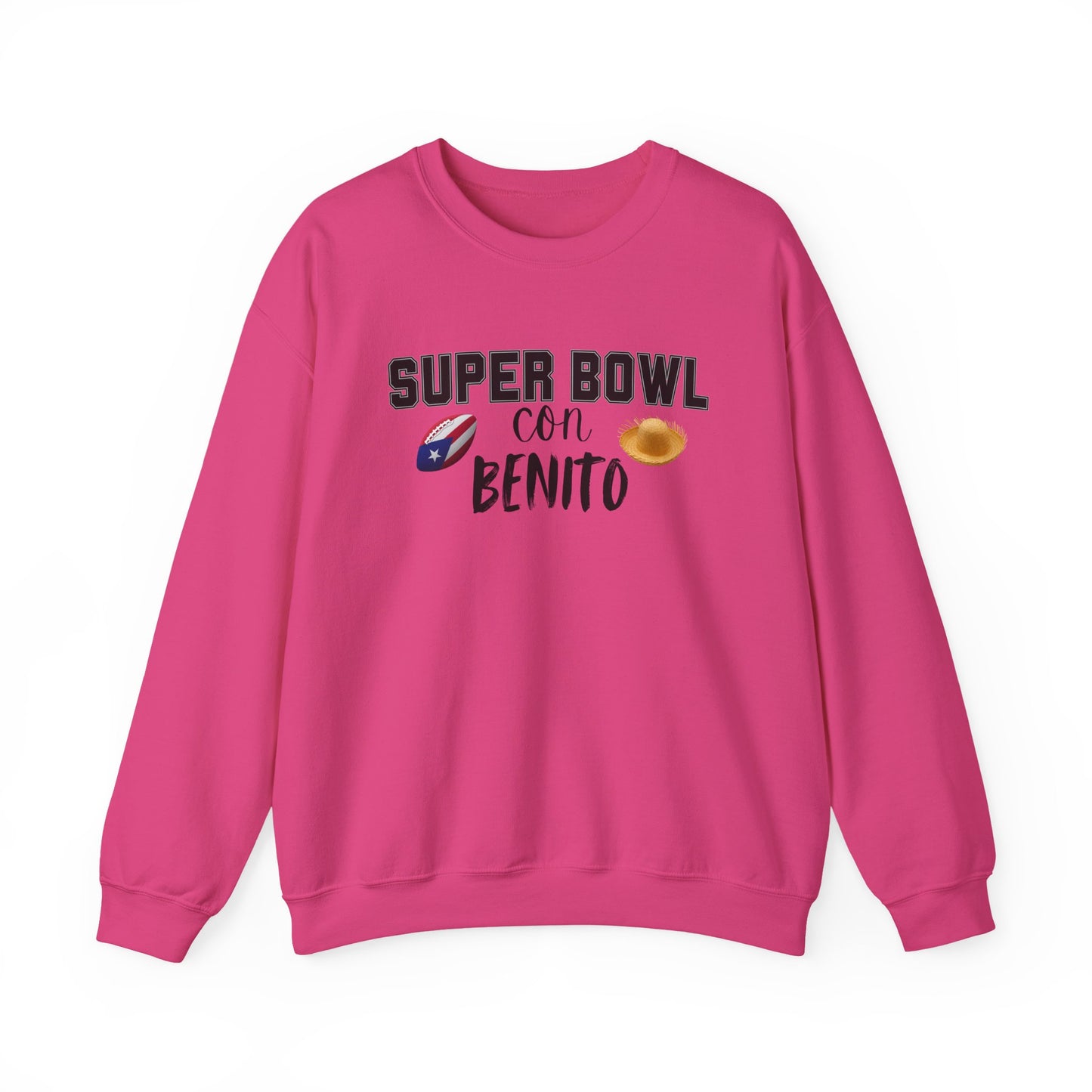 Benito Bowl Halftime 2026 Sweatshirt, Benito Bowl Shirt, Football Fan Gift, Puerto Rico Heritage Sweatshirt, Boriqua Pride Gift