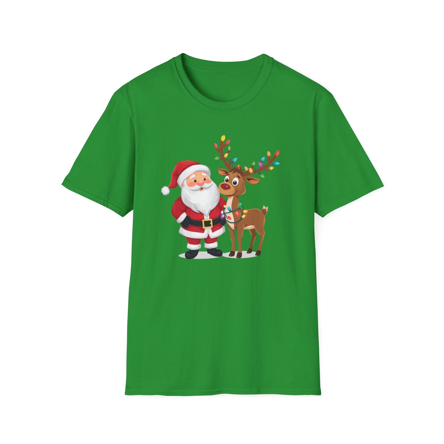 Santa and Rudolph Shirt, Family Christmas Shirts, Christmas T Shirt, Holiday Shirt, Cute Xmas Shirt for the family, Holiday Gift