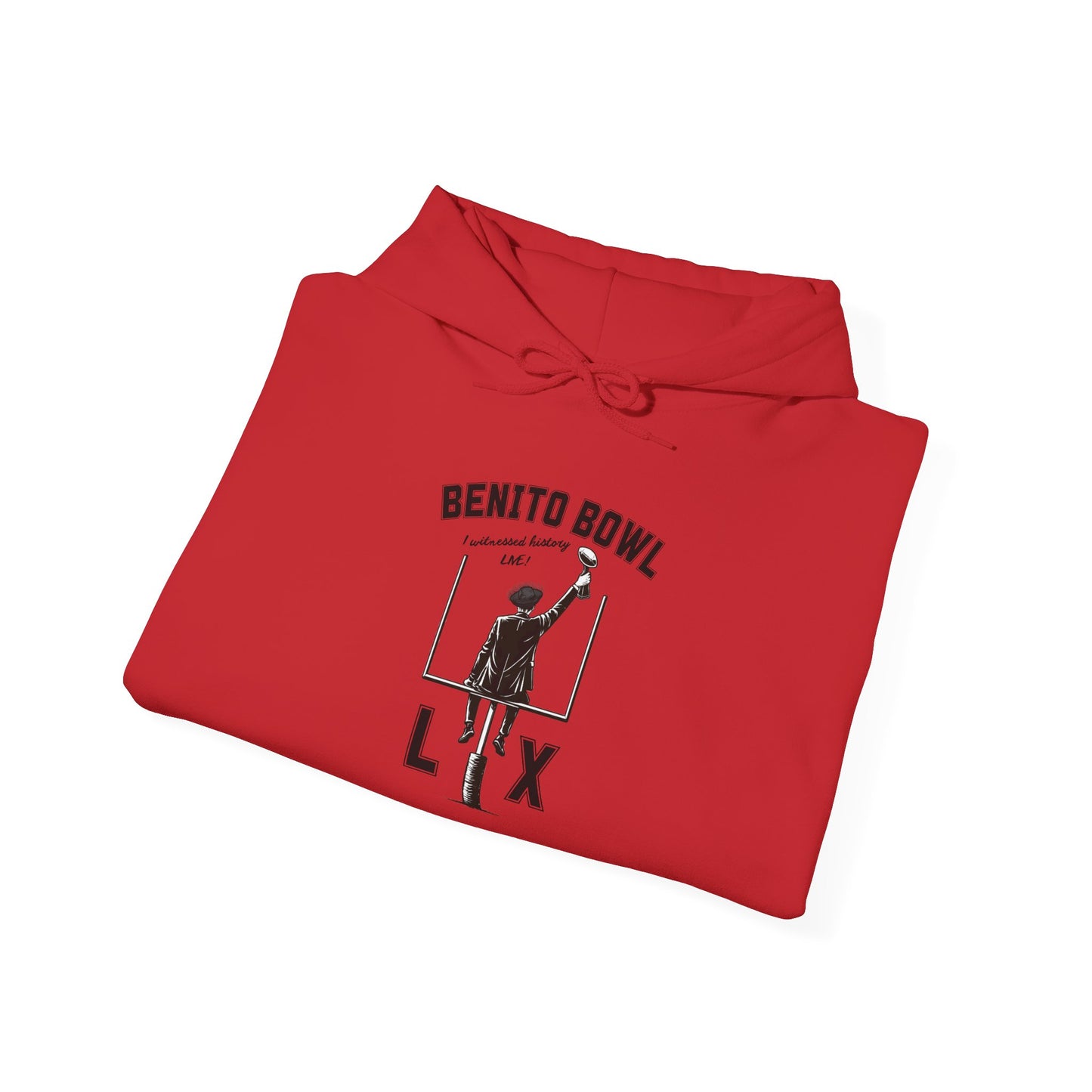 Benito Bowl LX Witnessed History Live Halftime Hoodie, Football Fan Gift, Benito Hoodie, Puerto Rico Boricua Heritage