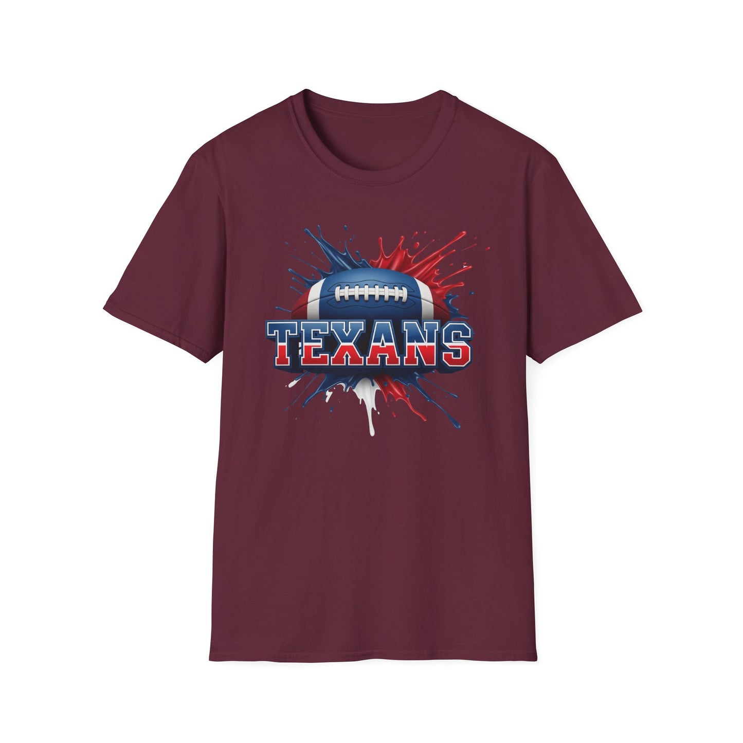 Houston Football Unisex T-Shirt, Houston Team Tee, Football Gift for Houston Fans, Game Day Shirt, Sports Fan Apparel, Football Tee