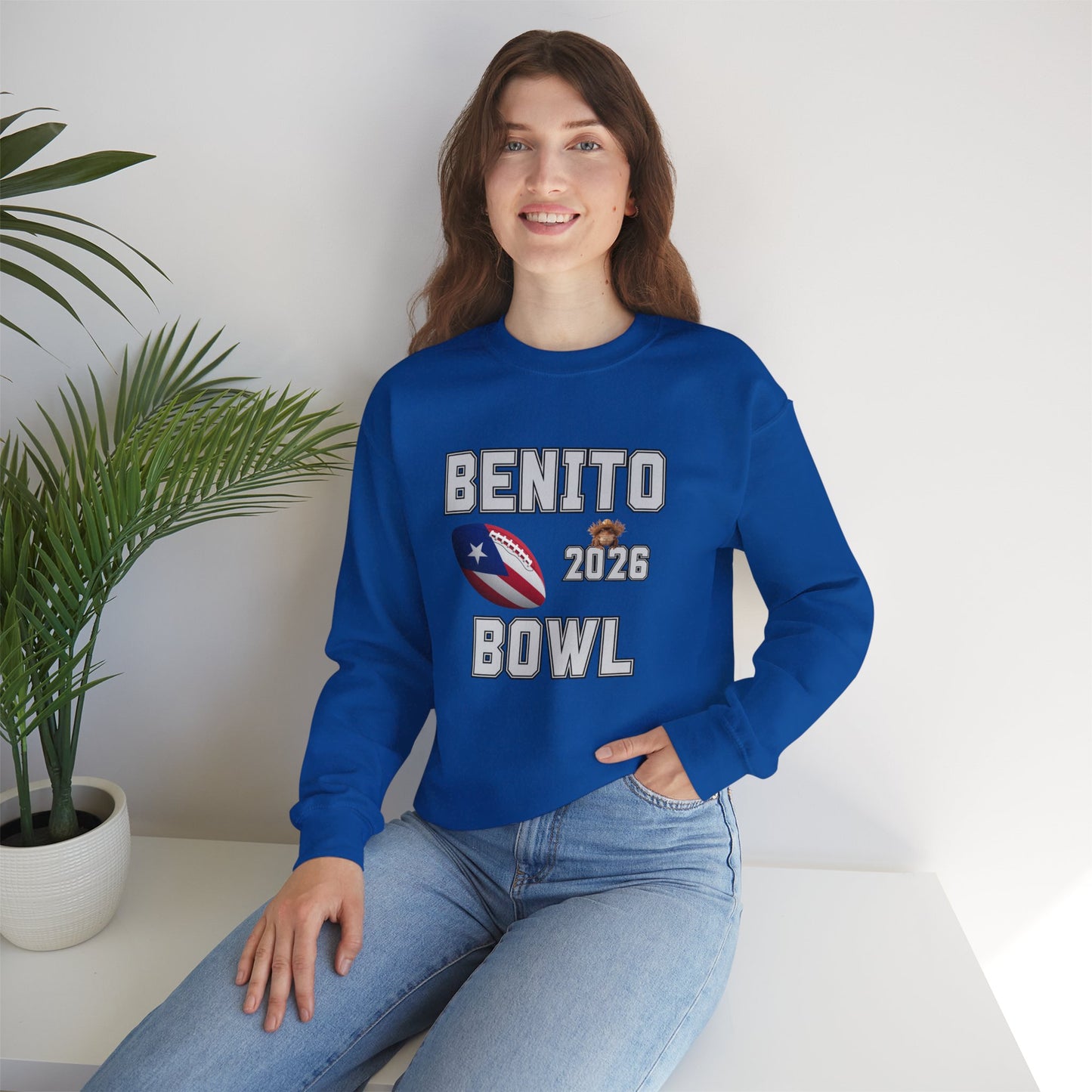 Benito Bowl Halftime 2026 Sweatshirt, Benito Bowl Shirt, Football Fan Gift, Puerto Rico Heritage Sweatshirt, Boriqua Pride Gift