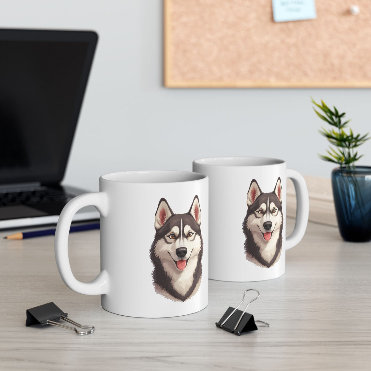 Siberian Husky Mug, Husky Dog Coffee Mug, Dog Lover Mug, Pet Parent Gift, Husky Mom Dad Cup 11oz or 15oz, Dog Lover Gift