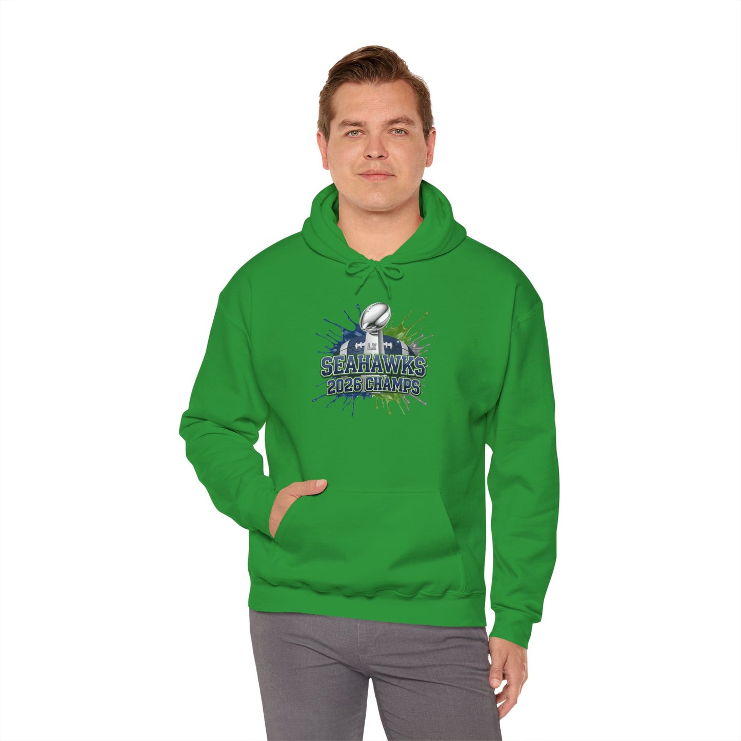 Seahawks 2026 Champions Hoodie – Seahawks Football 12s Fan Hoodie, 2026 football Champs, Football Gift