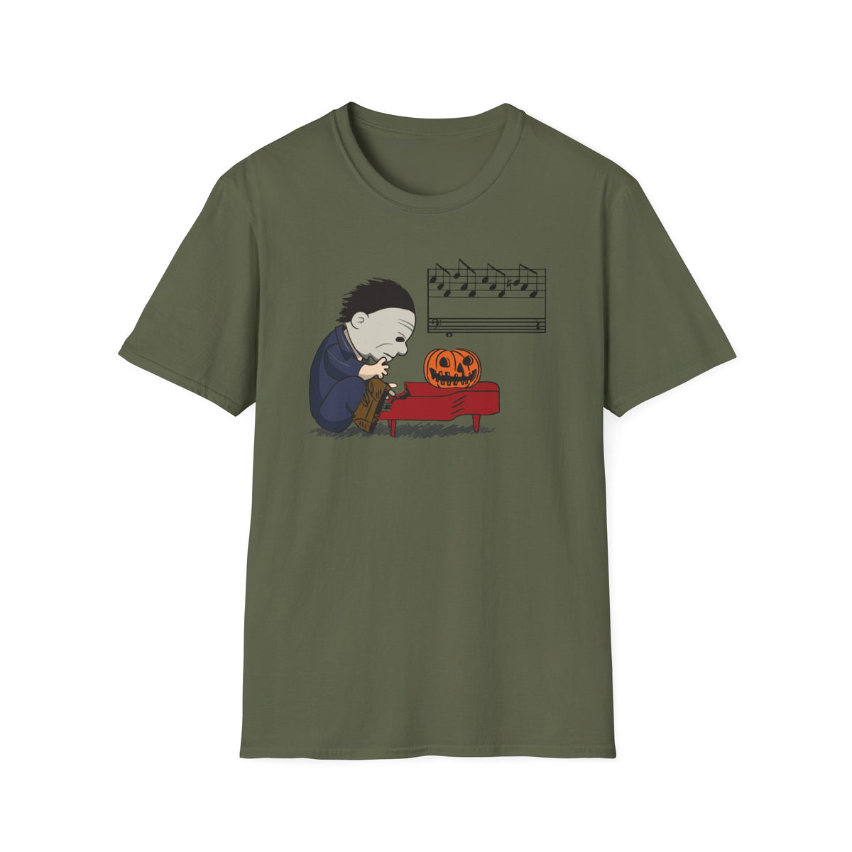 Michael Myers Charlie Brown Halloween T-Shirt, Halloween Shirt, Horror Movie Fan Gift, Horror Movie Characters, Charlie Brown Halloween Tee