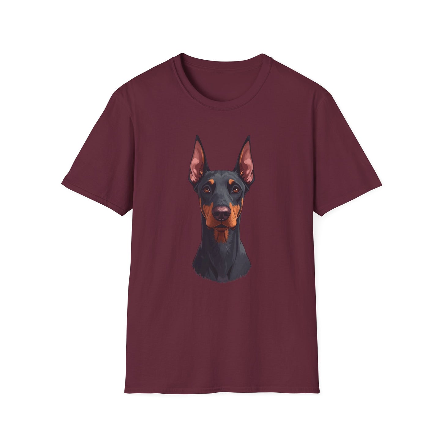 Doberman Dog Portrait Shirt – Doberman Dog Lover Gift, Cute Dog Mom Tee, Dog Dad Shirt, Pet Breed Apparel
