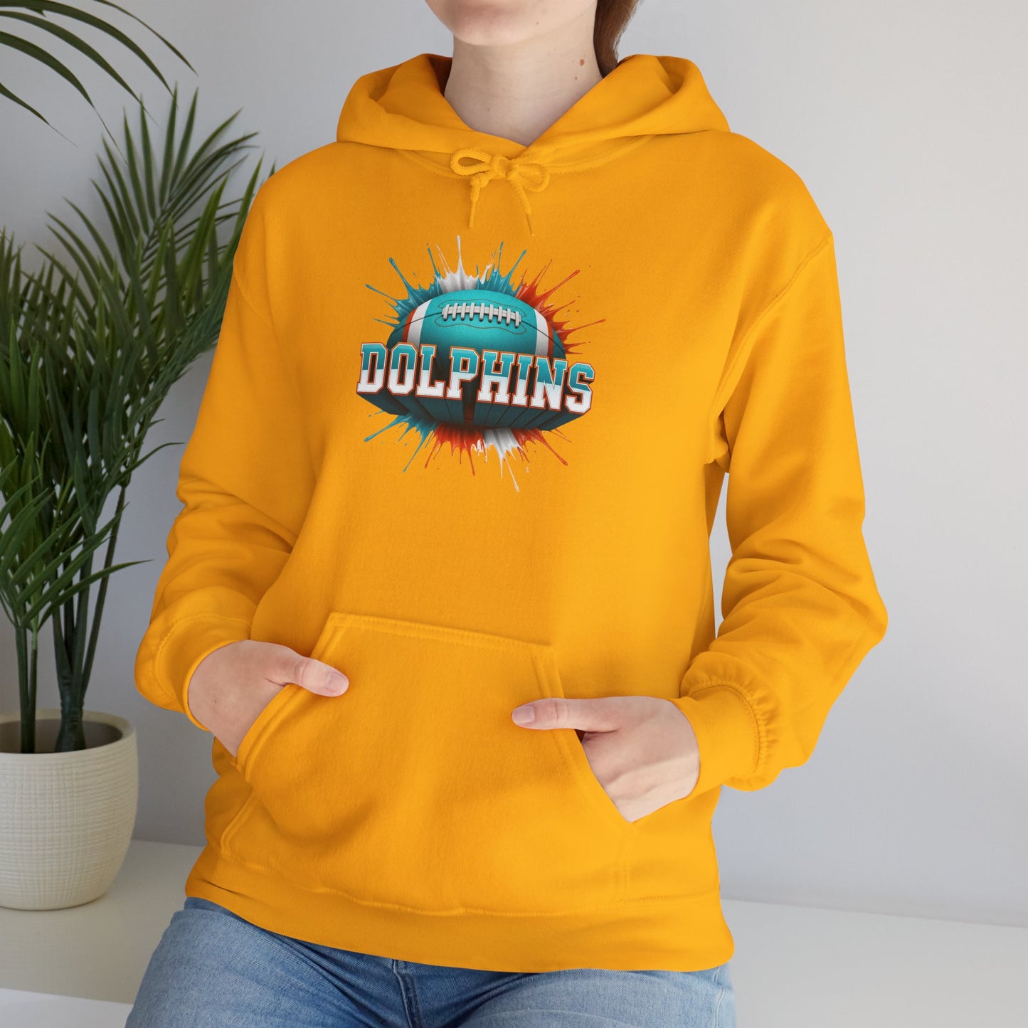 Miami Football Hoodie, Miami Team Hoodie, Football Gift for Miami Fans, Game Day Sports Fan Apparel, Football Fan Gift