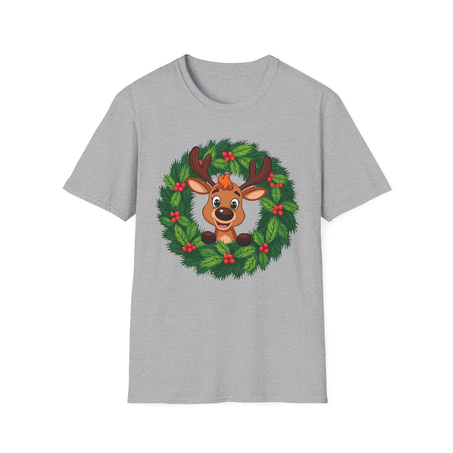 Reindeer in the Wreath Shirt, Family Christmas Shirts, Christmas T Shirt, Holiday Shirt, Cute Xmas Shirt for the family, Holiday Gift