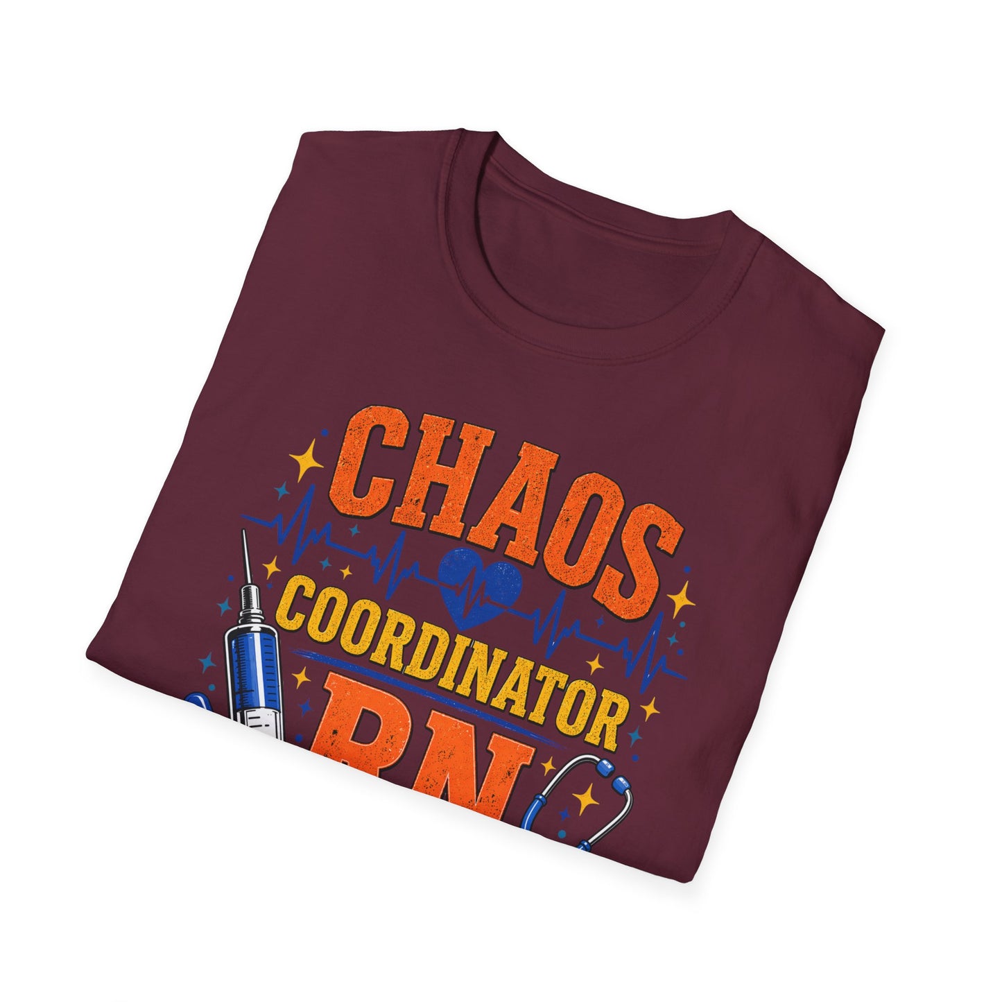 Chaos Coordinator RN Shirt – Funny Nurse Shirt – Nurse Life Tee – Medical Humor Gift for Nurses, RN LPN CNA Nursing Shirt