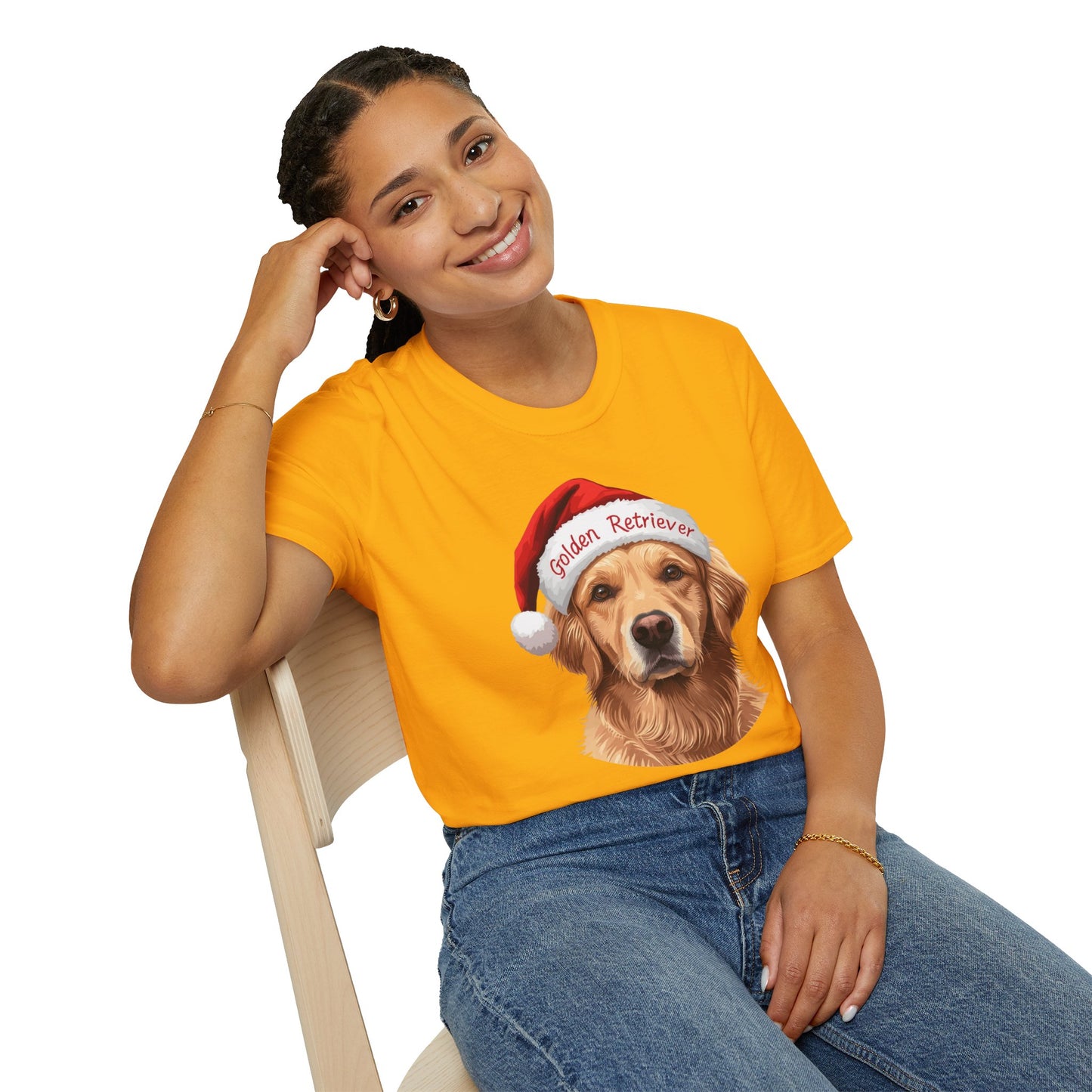 Golden Retriever Dog Portrait Shirt – Lab Dog Lover Gift, Cute Dog Mom Tee, Dog Dad Shirt, Pet Breed Apparel