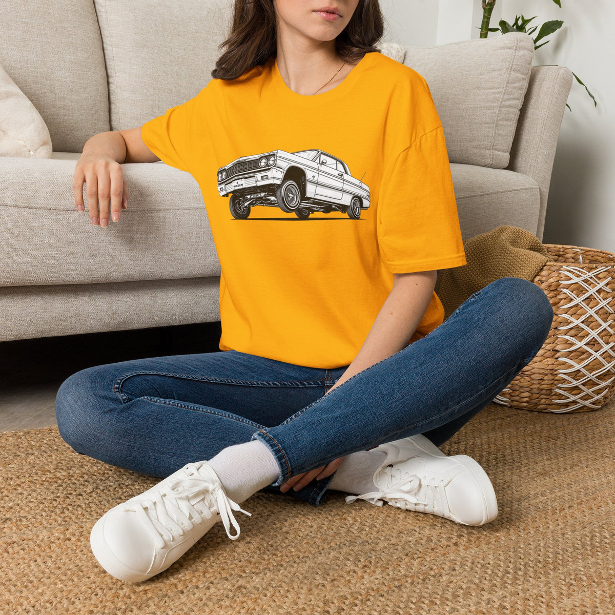 Lowrider Car Shirt, Classic Car T-Shirt, Vintage Custom Car Tee, Car Enthusiast Gift, Cruise Night Shirt