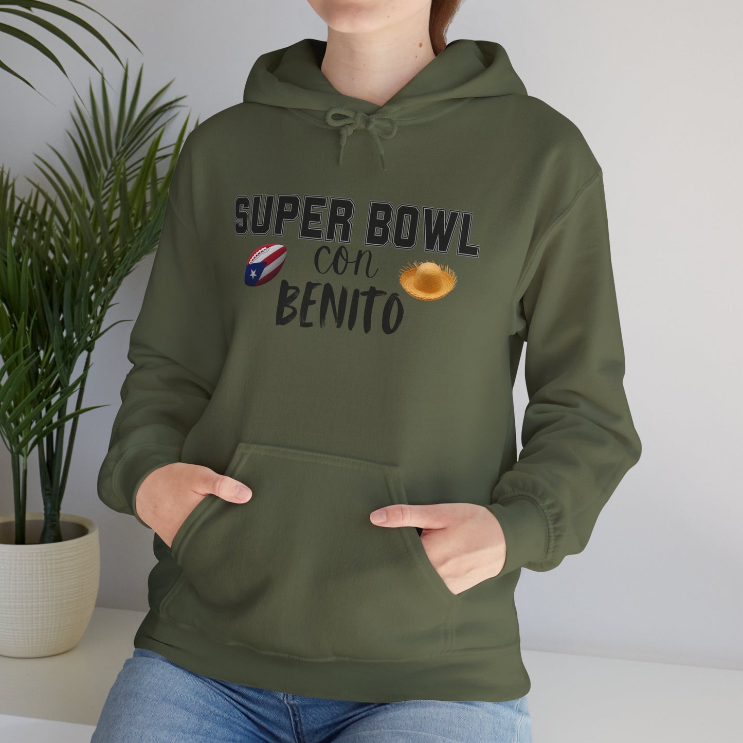 Benito Bowl Halftime Shirt 2026 Hoodie, Benito Bowl Hooded Sweatshirt, Football Fan Gift, Puerto Rico Heritage Hoodie, Boriqua Pride Gift