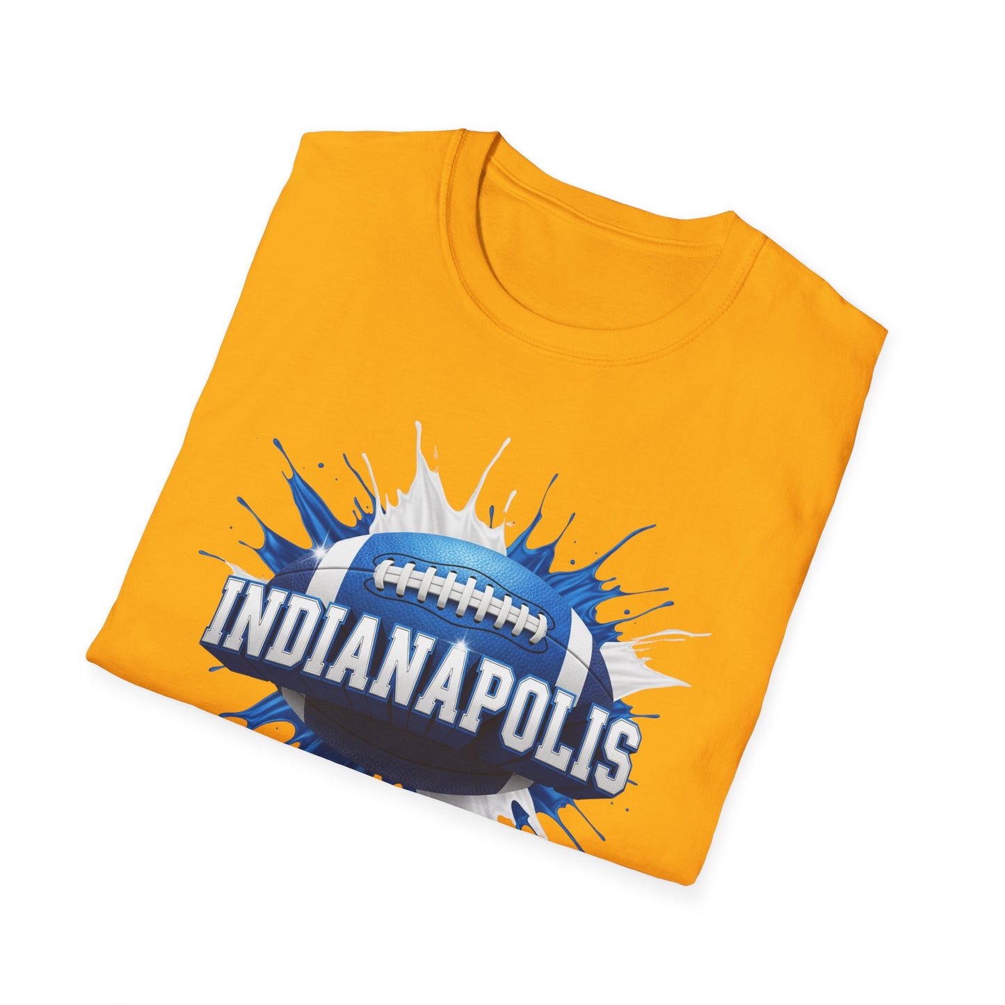 Indianapolis Football Unisex T-Shirt, Indianapolis Team Tee, Football Gift for Indianapolis Fans, Game Day Shirt, Sports Fan Apparel Tee
