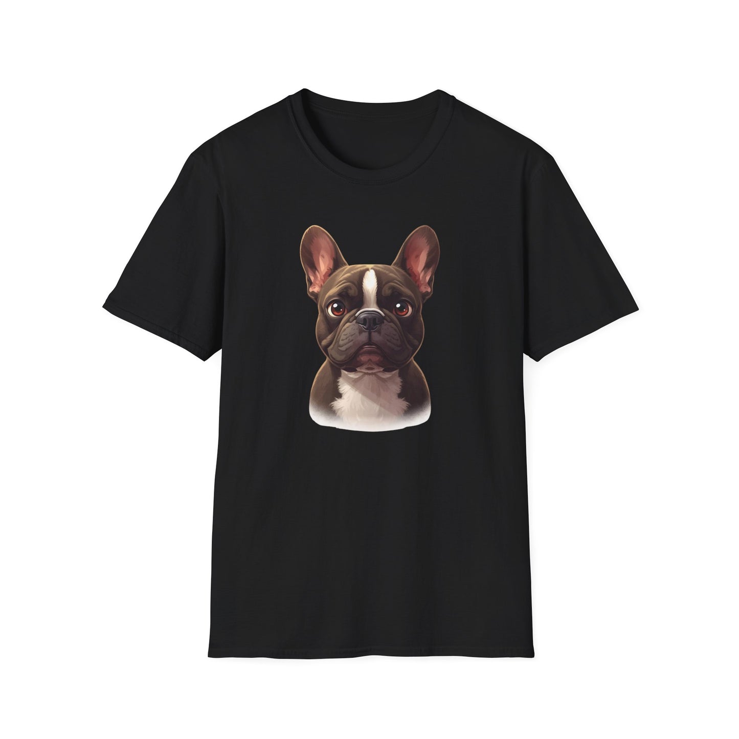 French Bulldog Dog Portrait Shirt – Frenchie Dog Lover Gift, Cute Dog Mom Tee, Dog Dad Shirt, Pet Breed Apparel