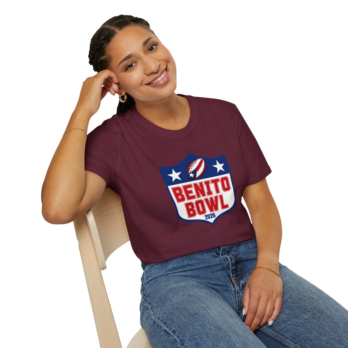 Benito Bowl 2026 Football T-shirt, Benito Bowl Shirt, Football Fan Gift, Puerto Rico Boricua Heritage Culture Pride Tee