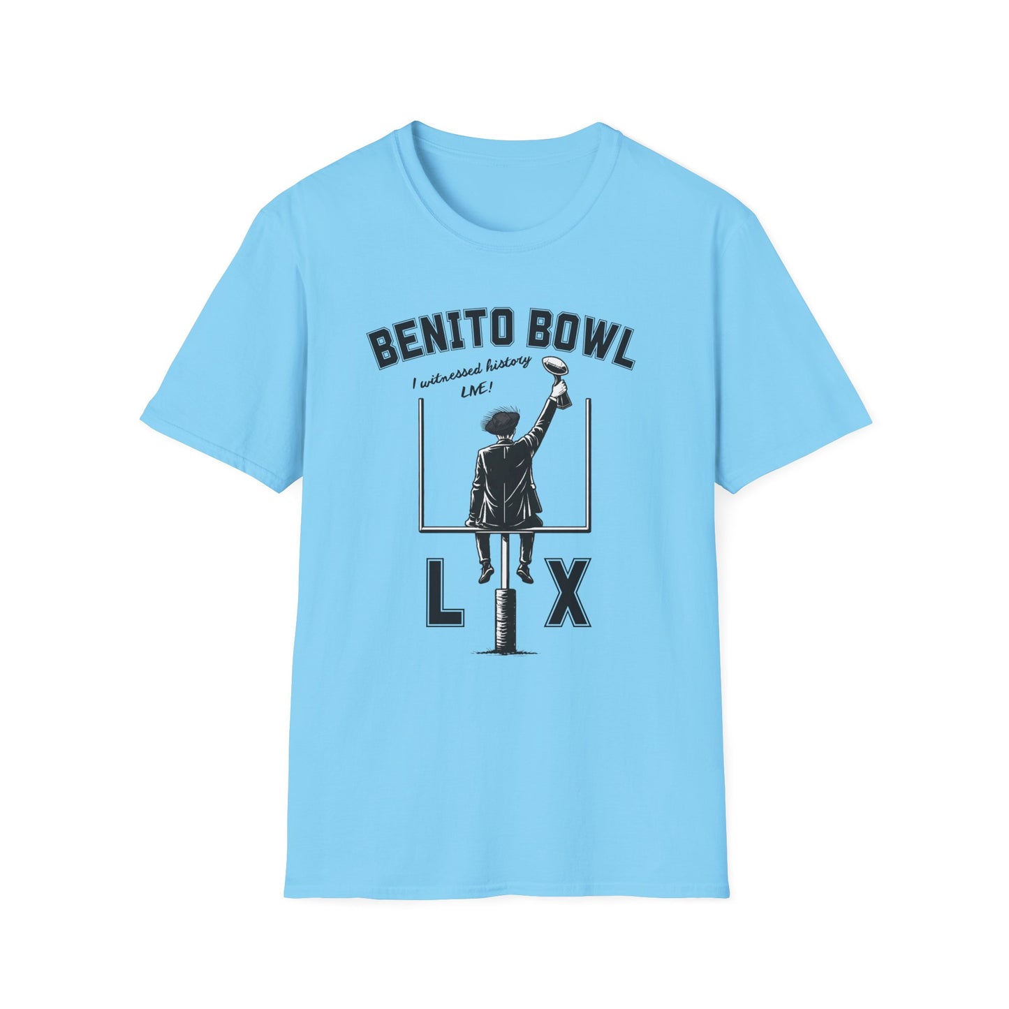 Benito Bowl LX Shirt – Witnessed History Live – Football Graphic Tee, Benito Bowl Shirt, Football Fan Gift, Puerto Rico Heritage Tee, Boricua Pride Gift