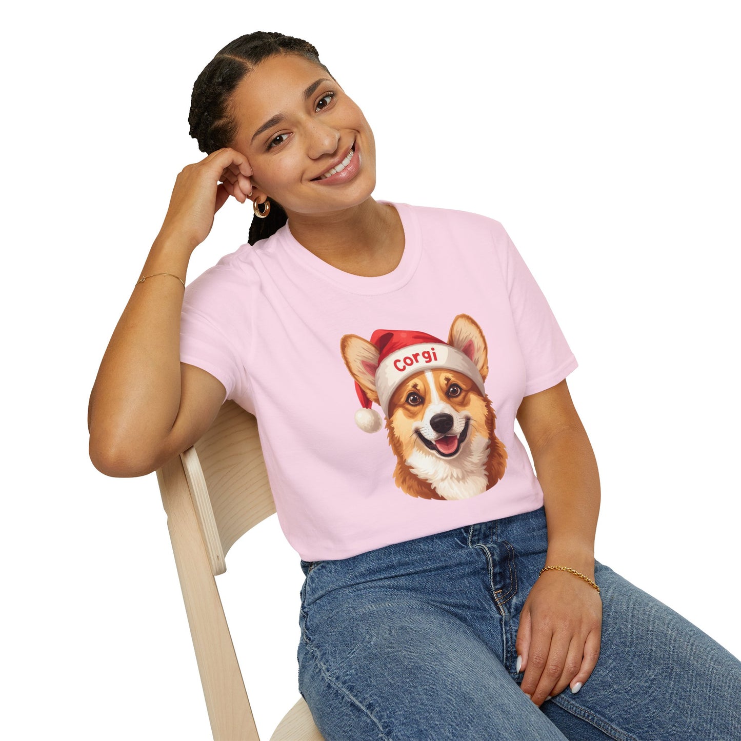 Corgi Dog Portrait Shirt – Corgi Dog Lover Gift, Cute Dog Mom Tee, Dog Dad Shirt, Pet Breed Apparel