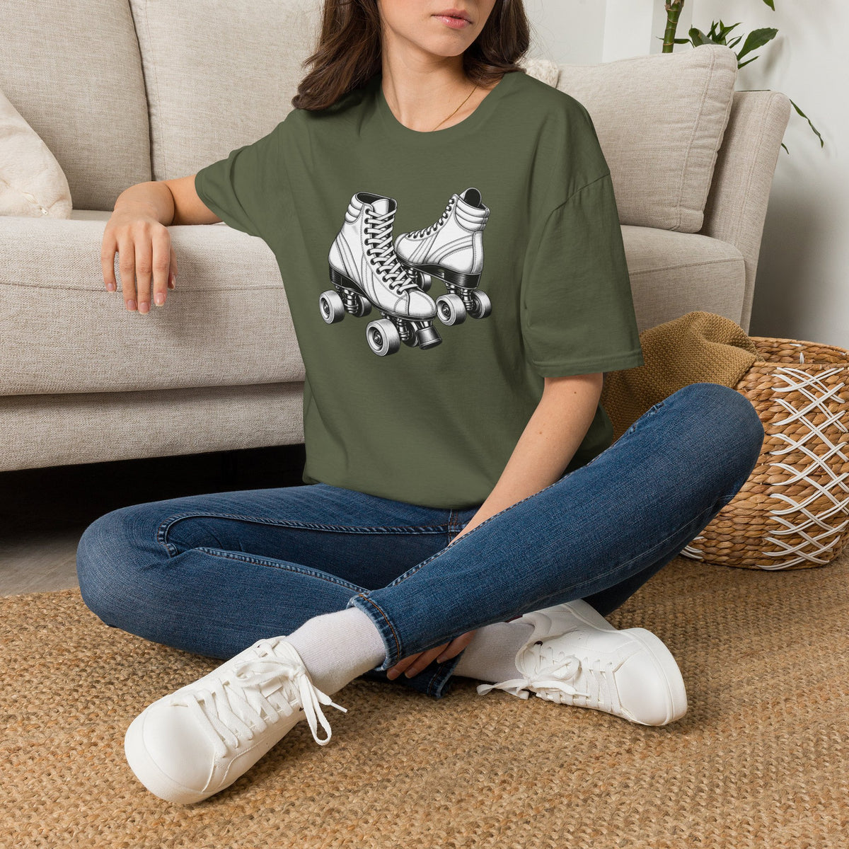 Retro Roller Skates Shirt, Quad Skate T-Shirt, Vintage Roller Rink Tee, Roller Skater Gift