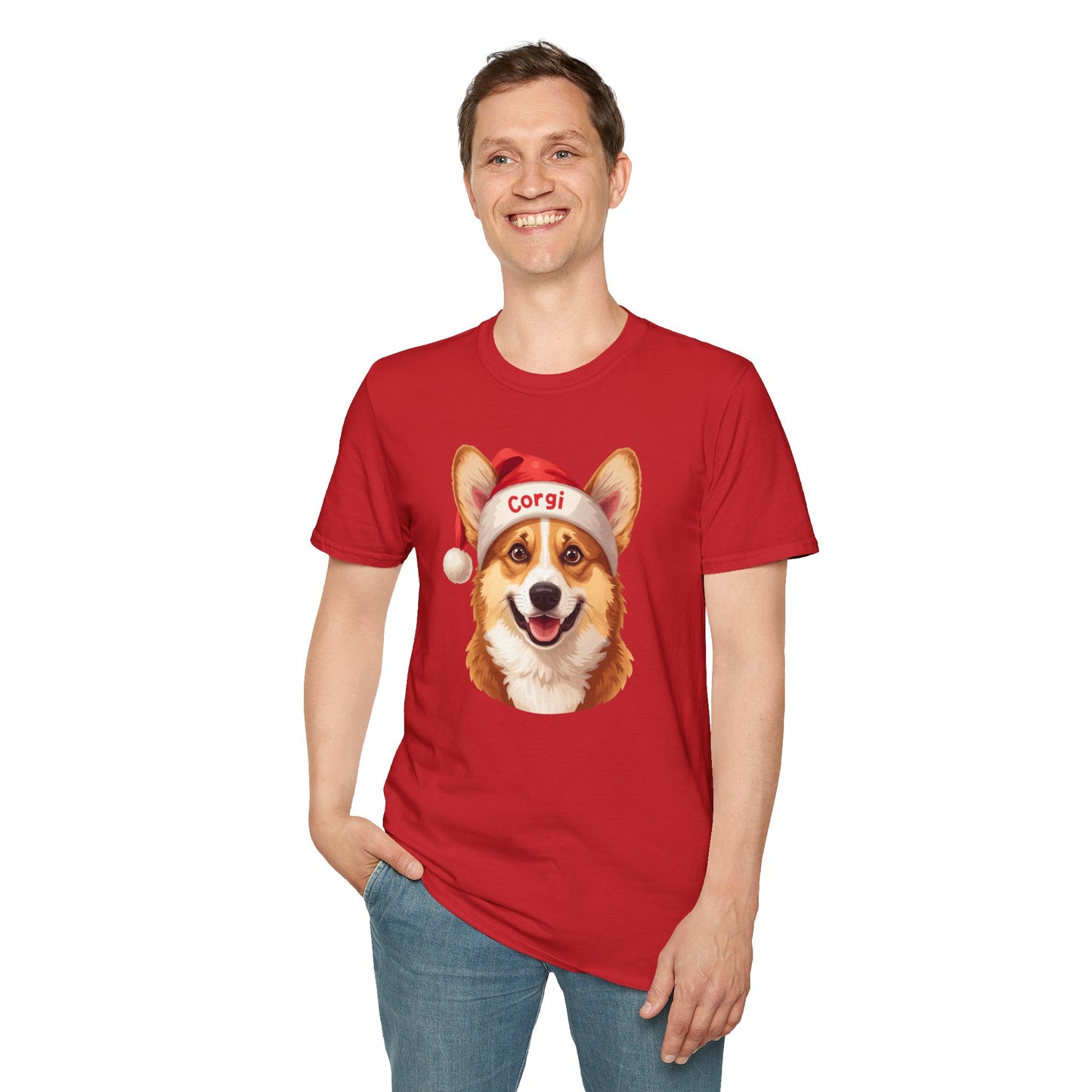 Corgi Dog Portrait Shirt – Corgi Dog Lover Gift, Cute Dog Mom Tee, Dog Dad Shirt, Pet Breed Apparel