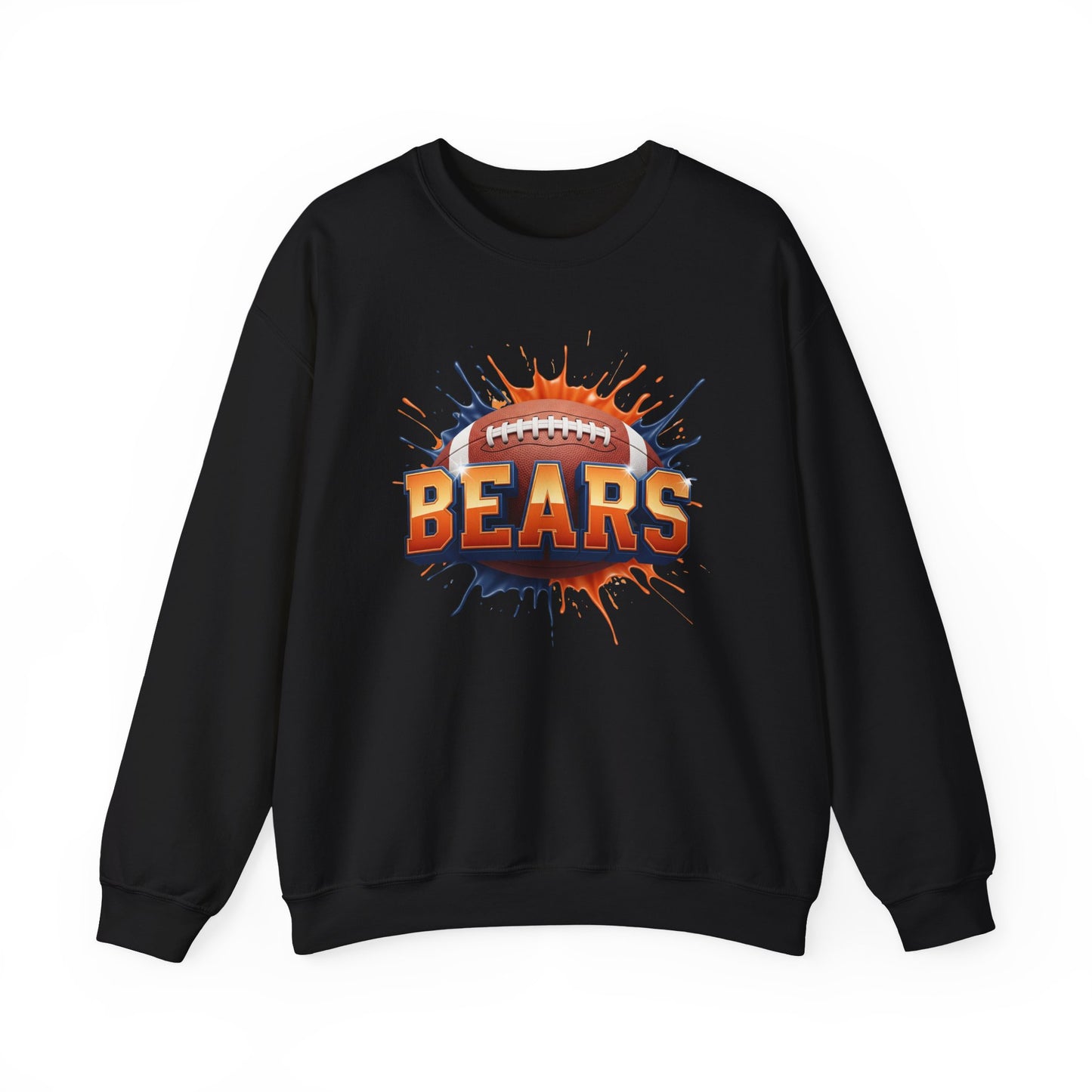 Chicago Football Sweatshirt, Chicago Team Sweatshirt, Football Gift for Chicago Fans, Game Day Sports Fan Football Apparel