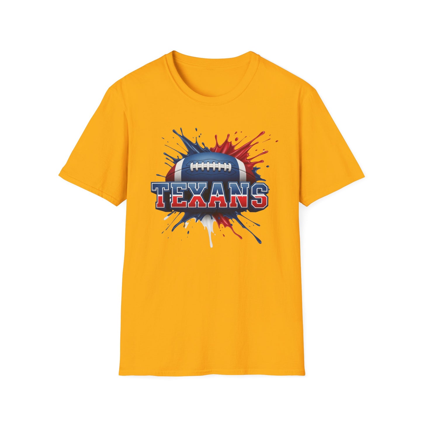 Houston Football Unisex T-Shirt, Houston Team Tee, Football Gift for Houston Fans, Game Day Shirt, Sports Fan Apparel, Football Tee