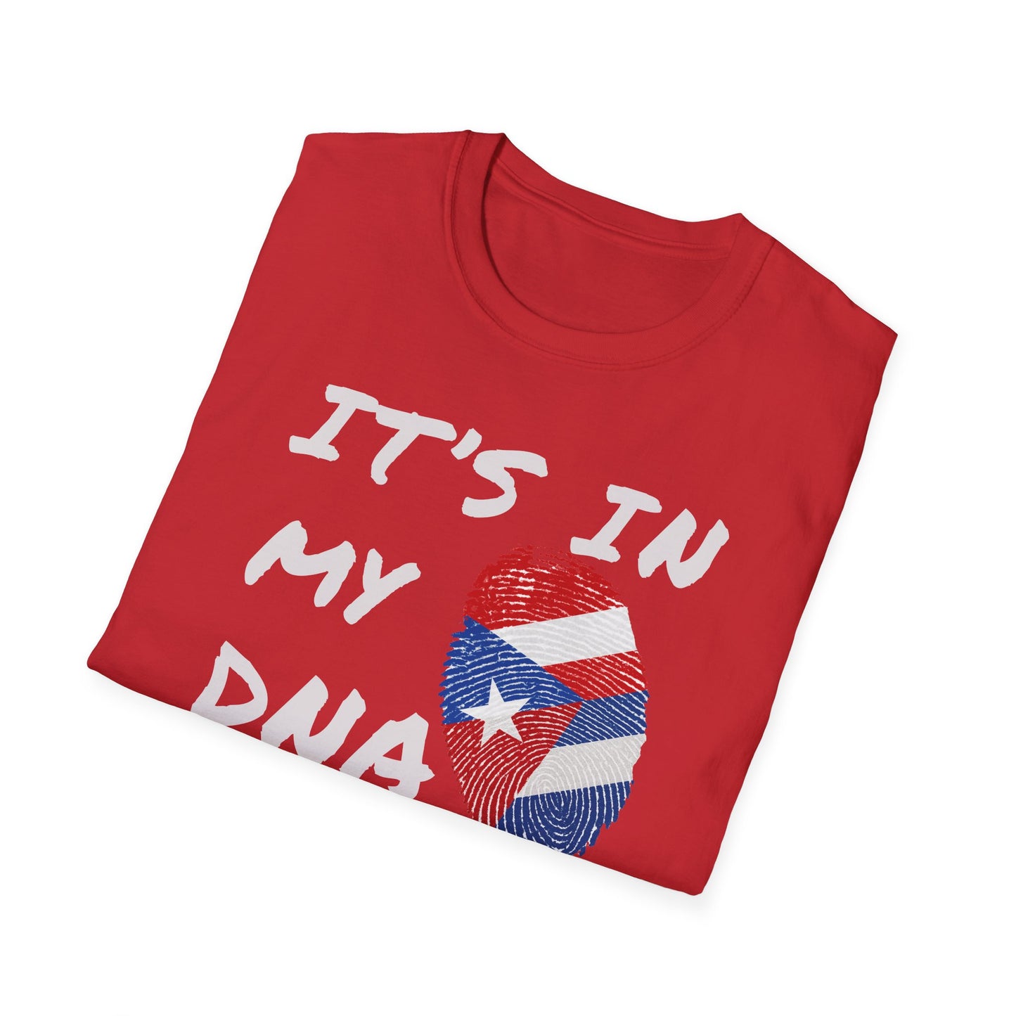 It's In My DNA Cuba-Rican Pride T-Shirt, Graphic Tee for Hispanic Heritage, Cuban - Puerto Rican Heritage, Cuba - Boriqua Pride Tee Gift