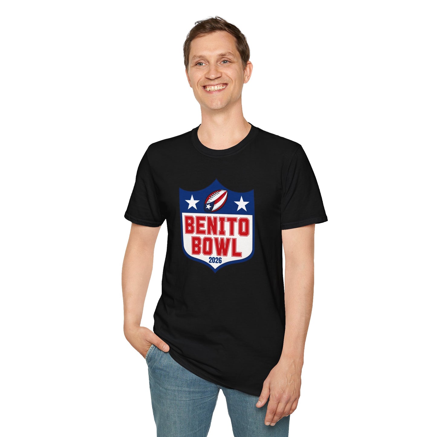 Benito Bowl 2026 Football T-shirt, Benito Bowl Shirt, Football Fan Gift, Puerto Rico Boricua Heritage Culture Pride Tee
