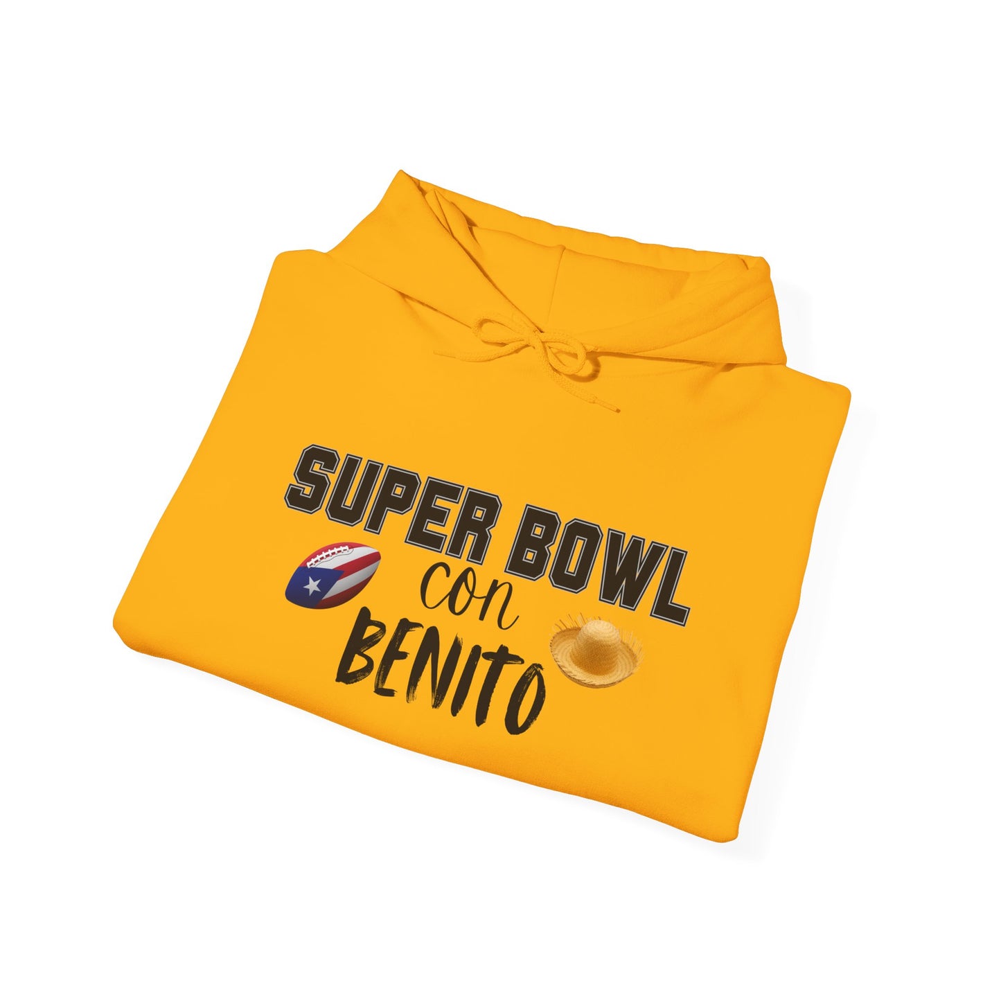 Benito Bowl Halftime Shirt 2026 Hoodie, Benito Bowl Hooded Sweatshirt, Football Fan Gift, Puerto Rico Heritage Hoodie, Boriqua Pride Gift