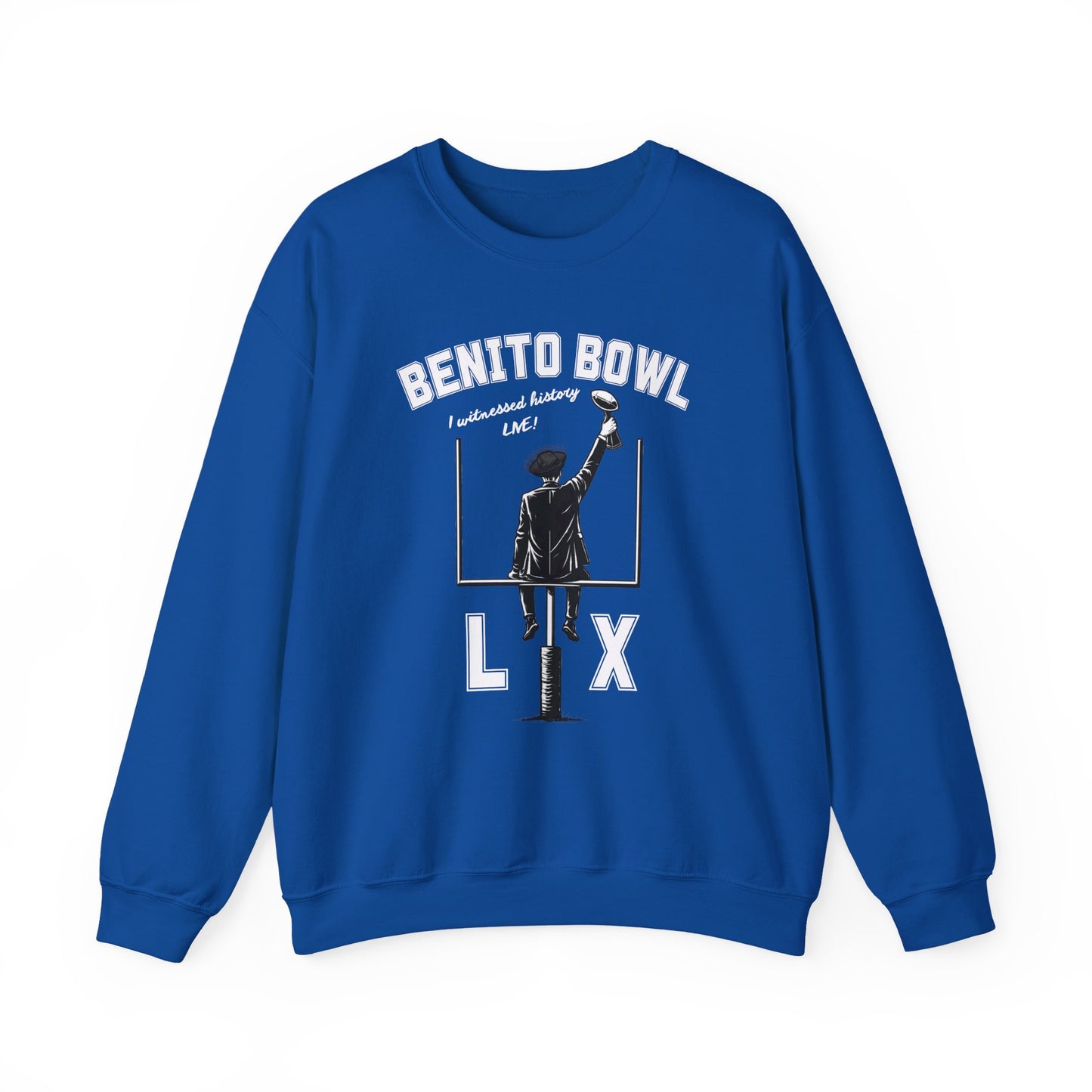 Benito Bowl LX Witnessed History Live Halftime Sweatshirt, Football Fan Gift, Benito Sweatshirt, Puerto Rico Boricua Heritage
