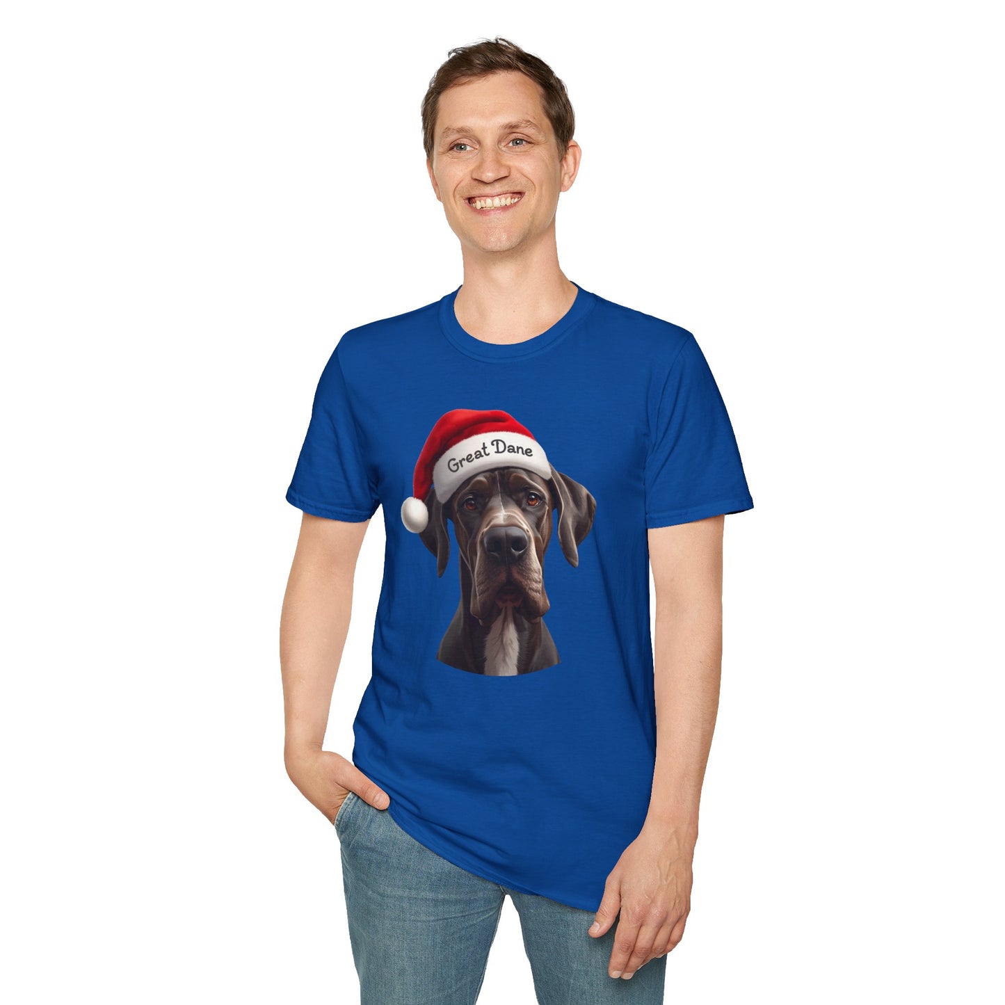 Great Dane Dog Portrait Shirt – Great Dane Dog Lover Gift, Cute Dog Mom Tee, Dog Dad Shirt, Pet Breed Apparel