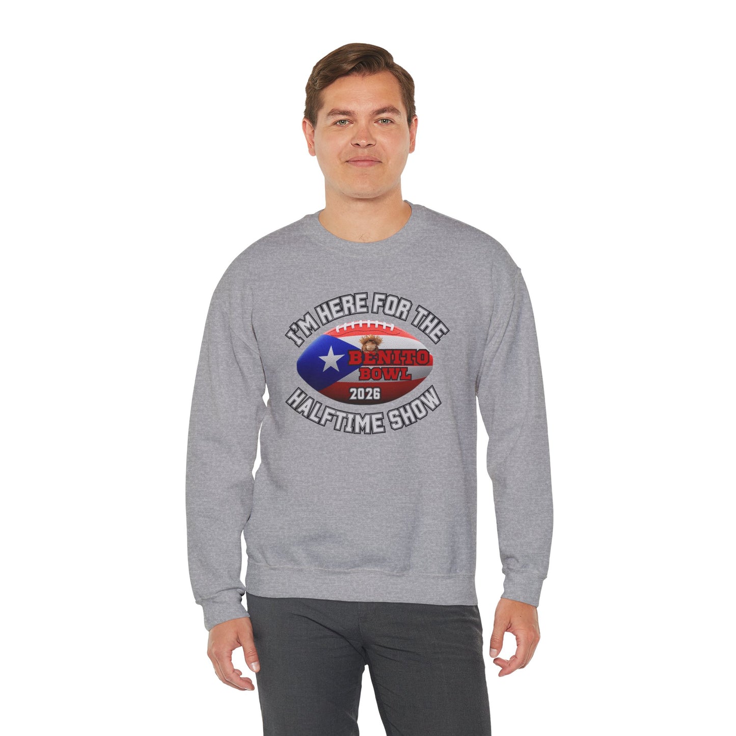 Benito Bowl Halftime 2026 Sweatshirt, Benito Bowl Shirt, Football Fan Gift, Puerto Rico Heritage Sweatshirt, Boriqua Pride Gift
