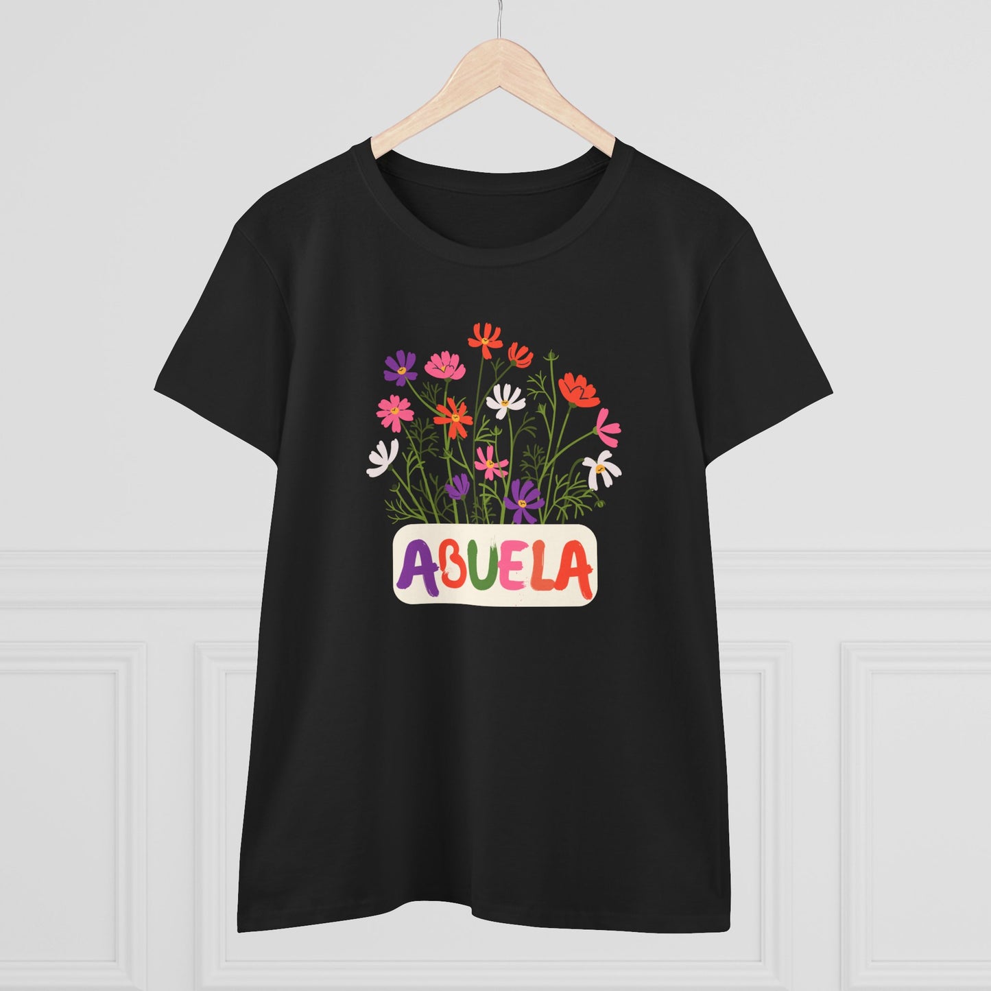 Abuela con Flores Shirt, Gift for Grandma, Gift for Abuela, Mothers Day Gift, Dia de las madres regalo, Abuela Gifts, Gift for Mom